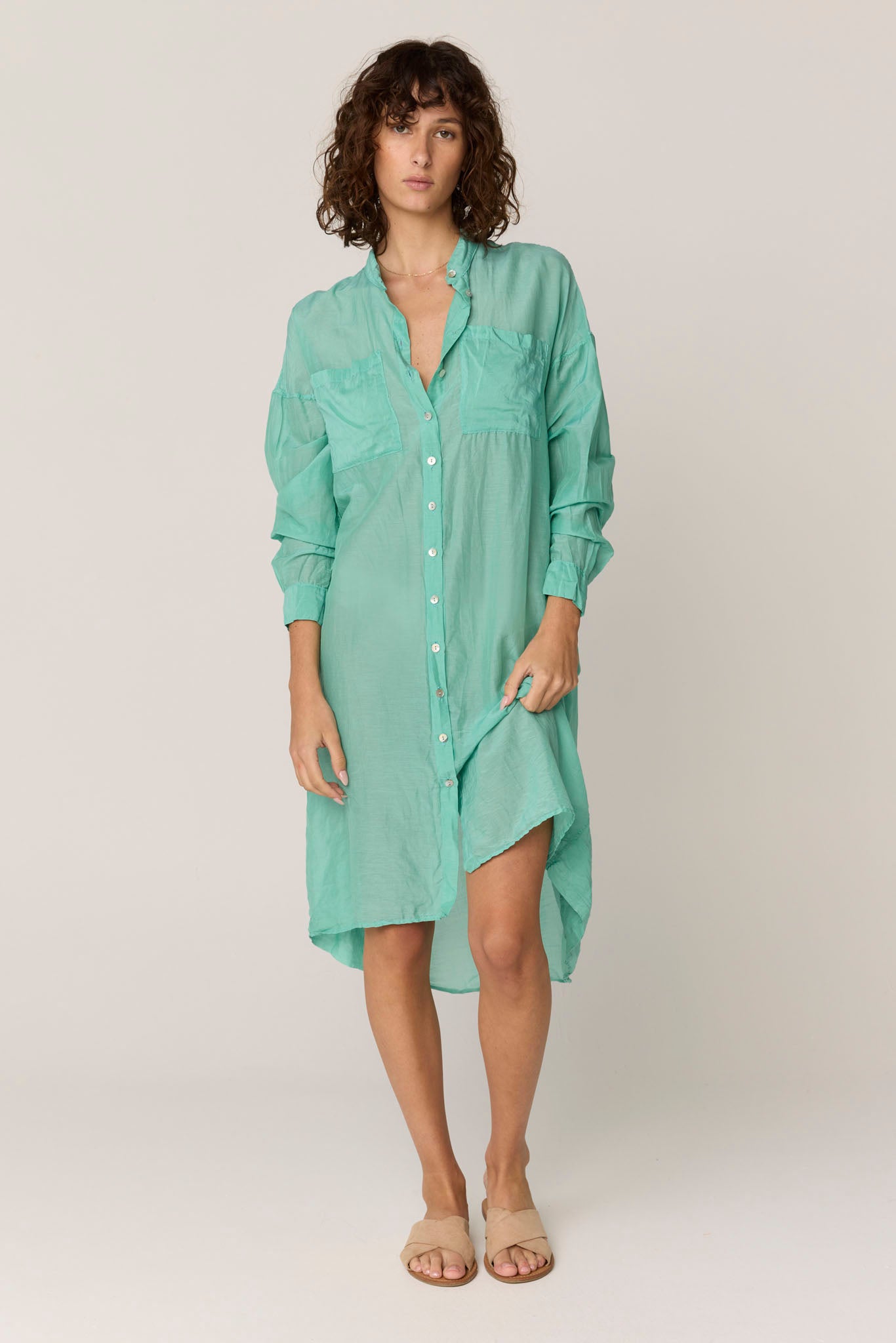 POCO COVERALL - OPAL GREEN