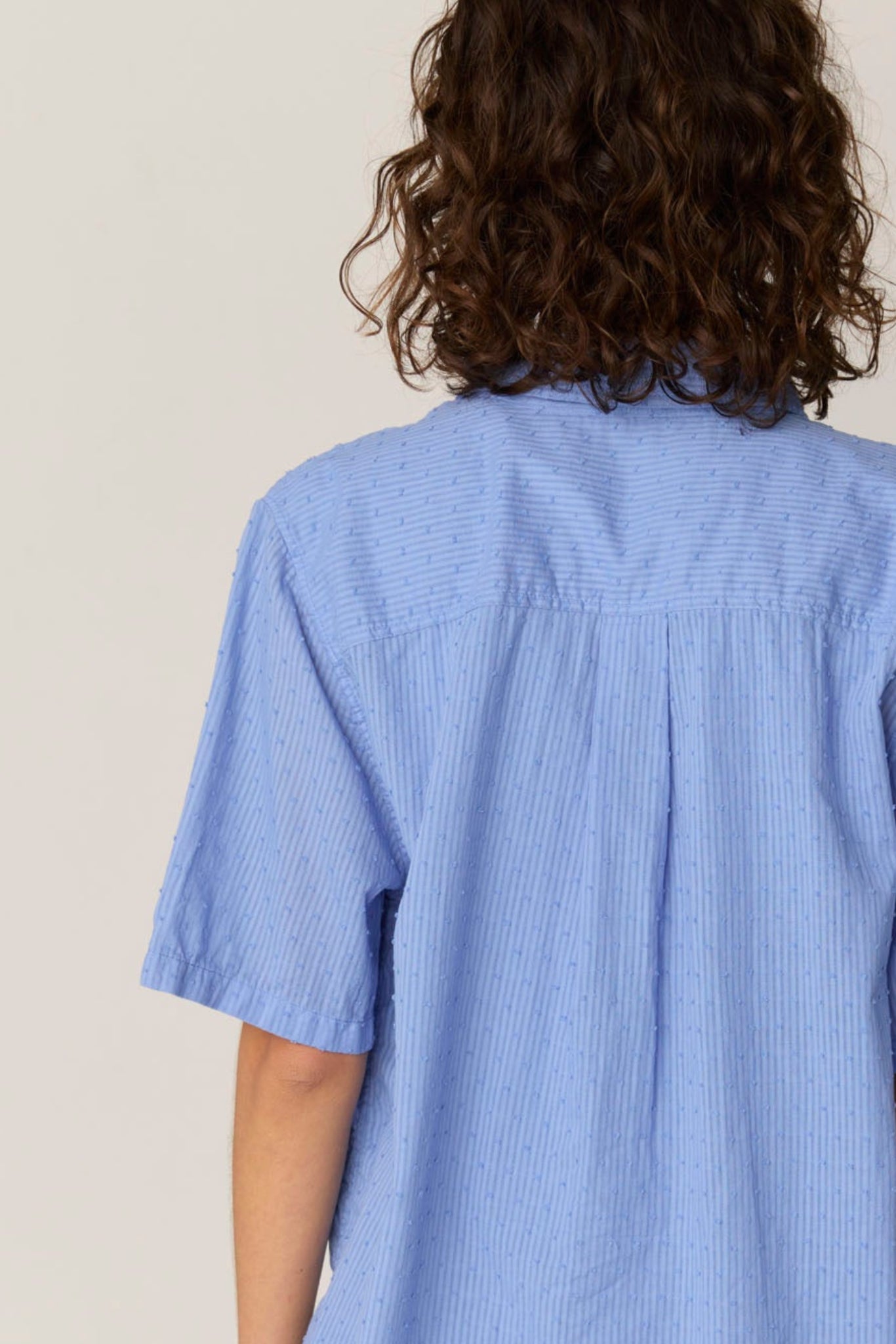 FLOCKY SHIRT - CORNFLOWER