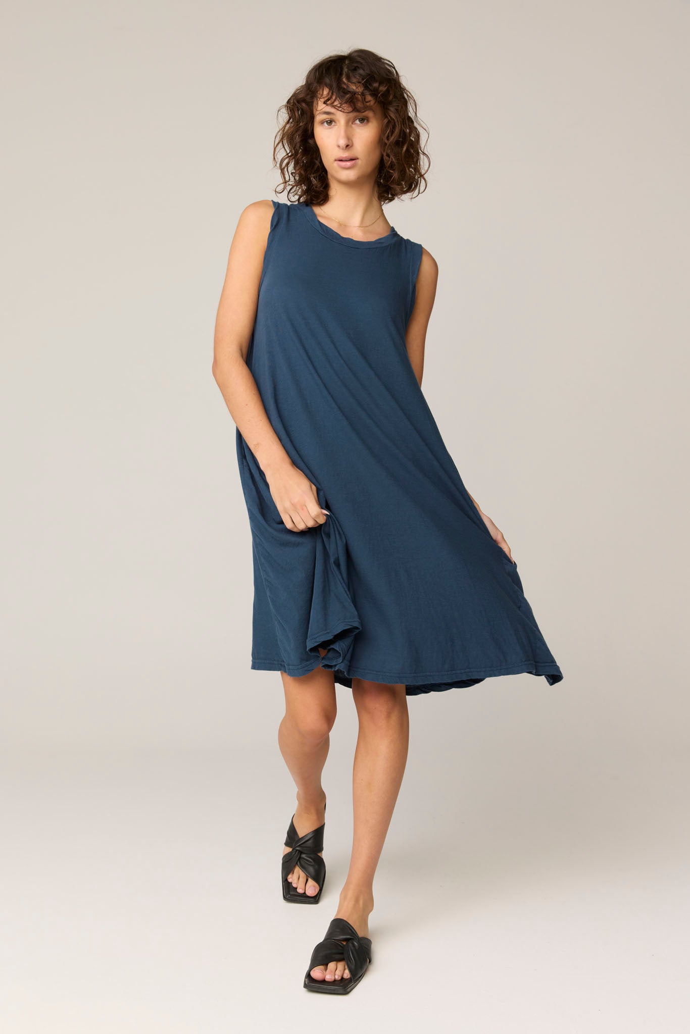 VERY TANK DRESS - DARK NAVY
