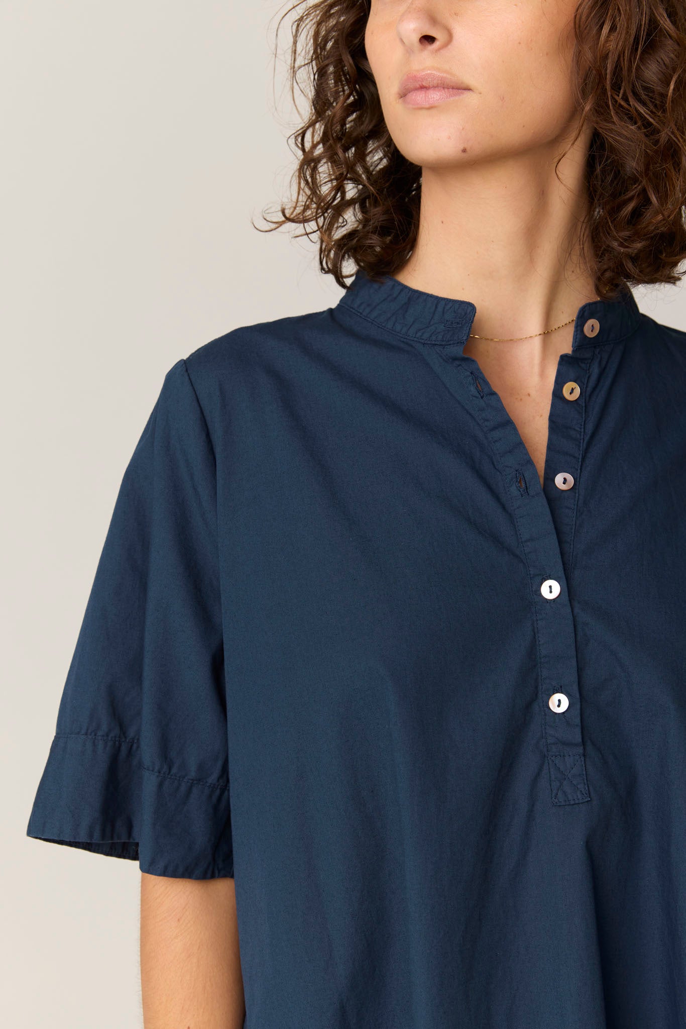 SHORE SHIRT DRESS - DARK NAVY