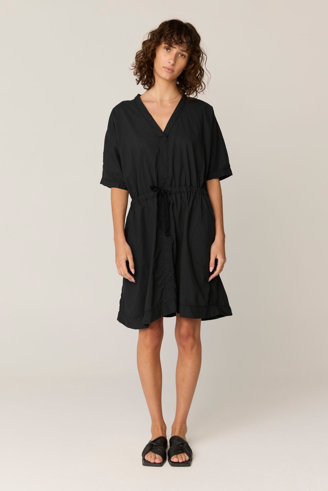 BEACH COVER UP - NOIR