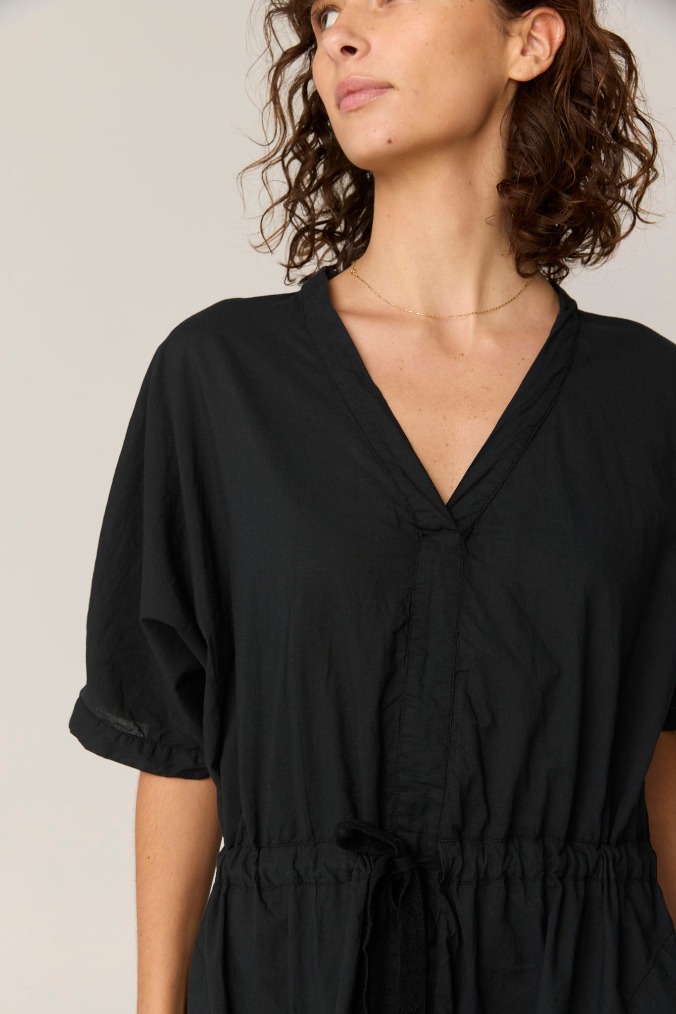 BEACH COVER UP - NOIR