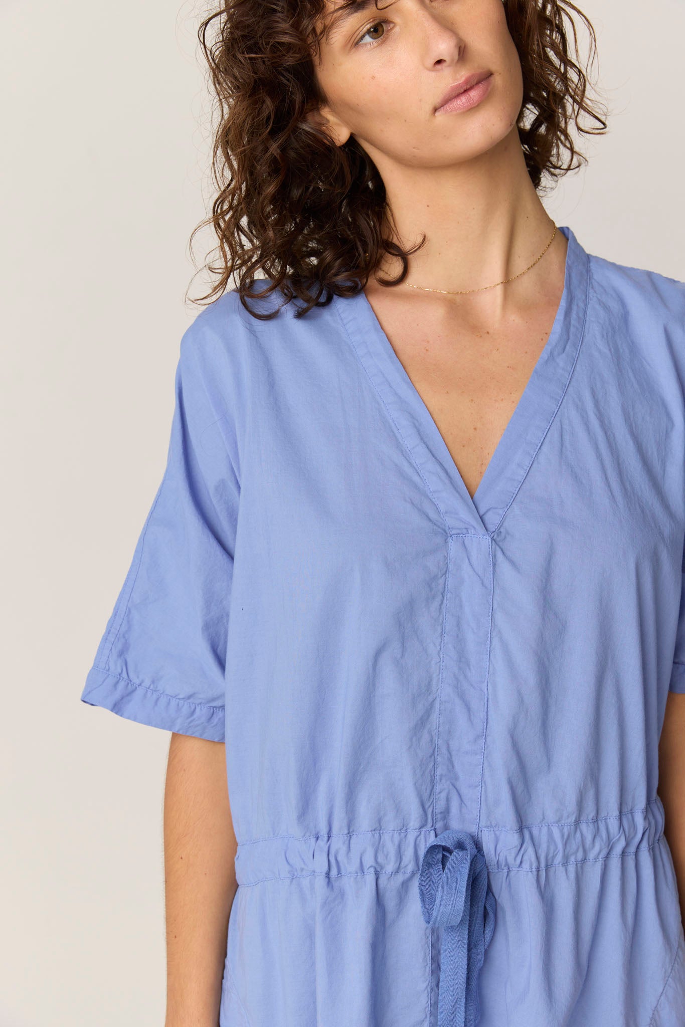 BEACH COVER UP - CORNFLOWER