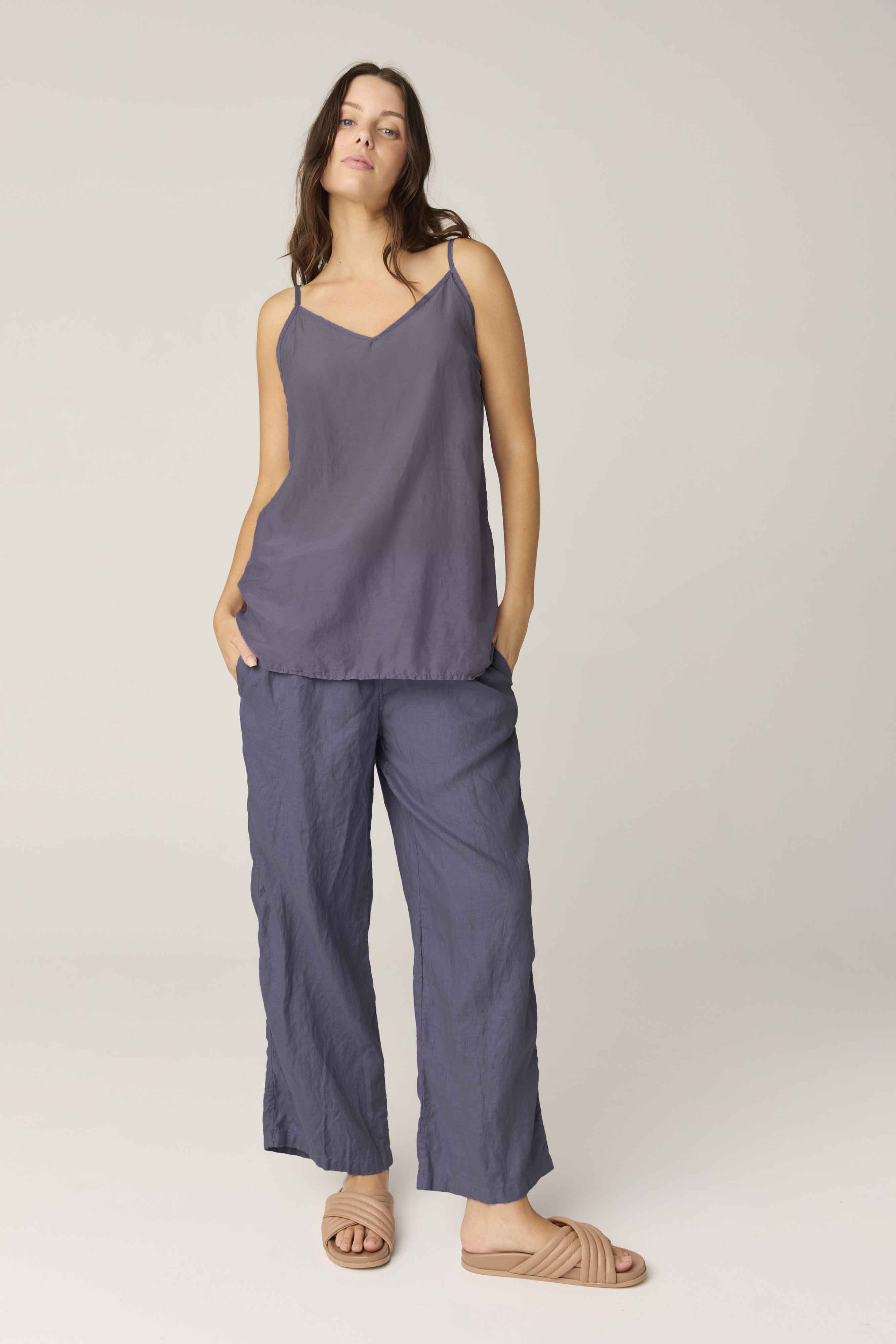 ISLAND PANT - FOSSIL