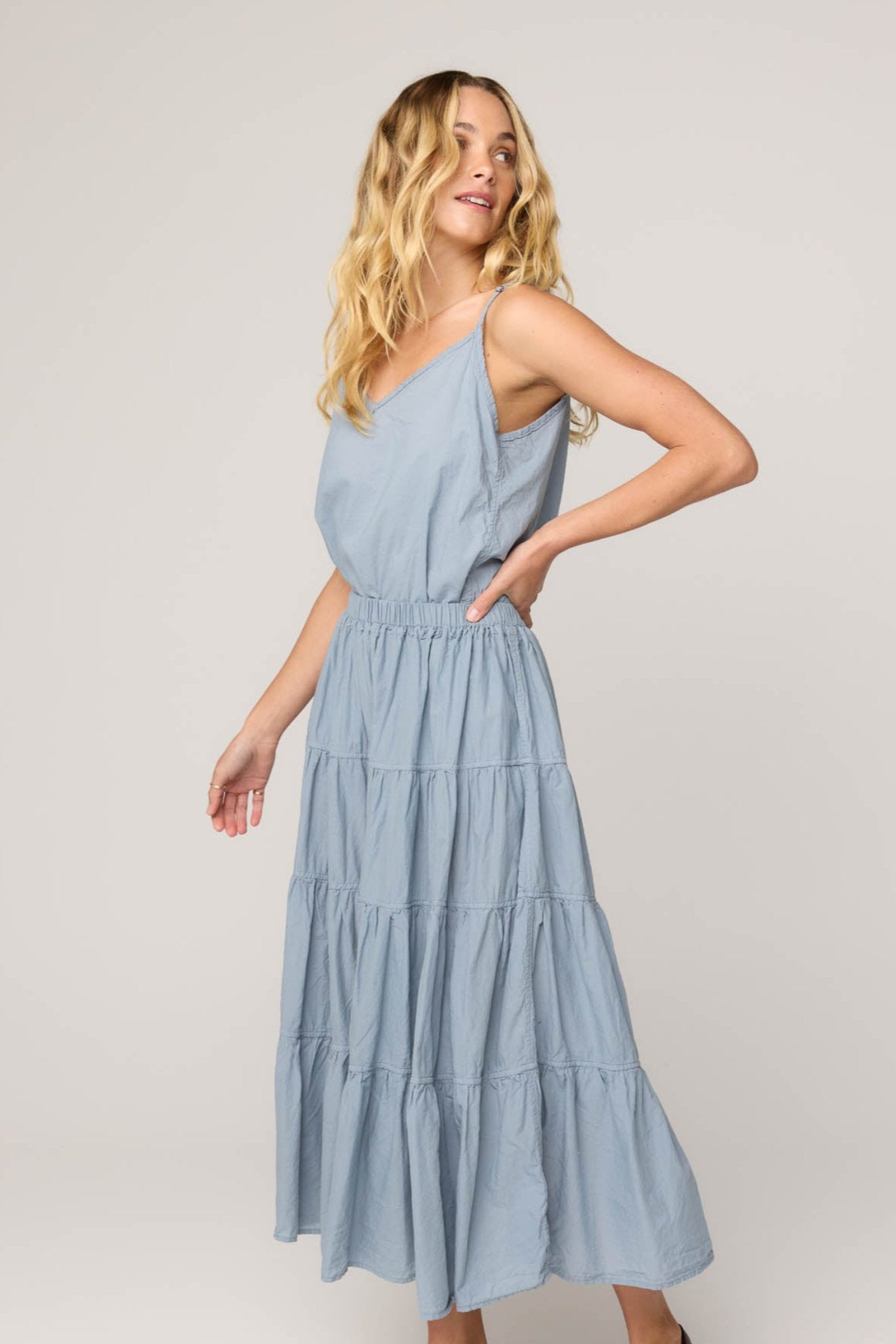 MOONSTAR SKIRT - SILVER