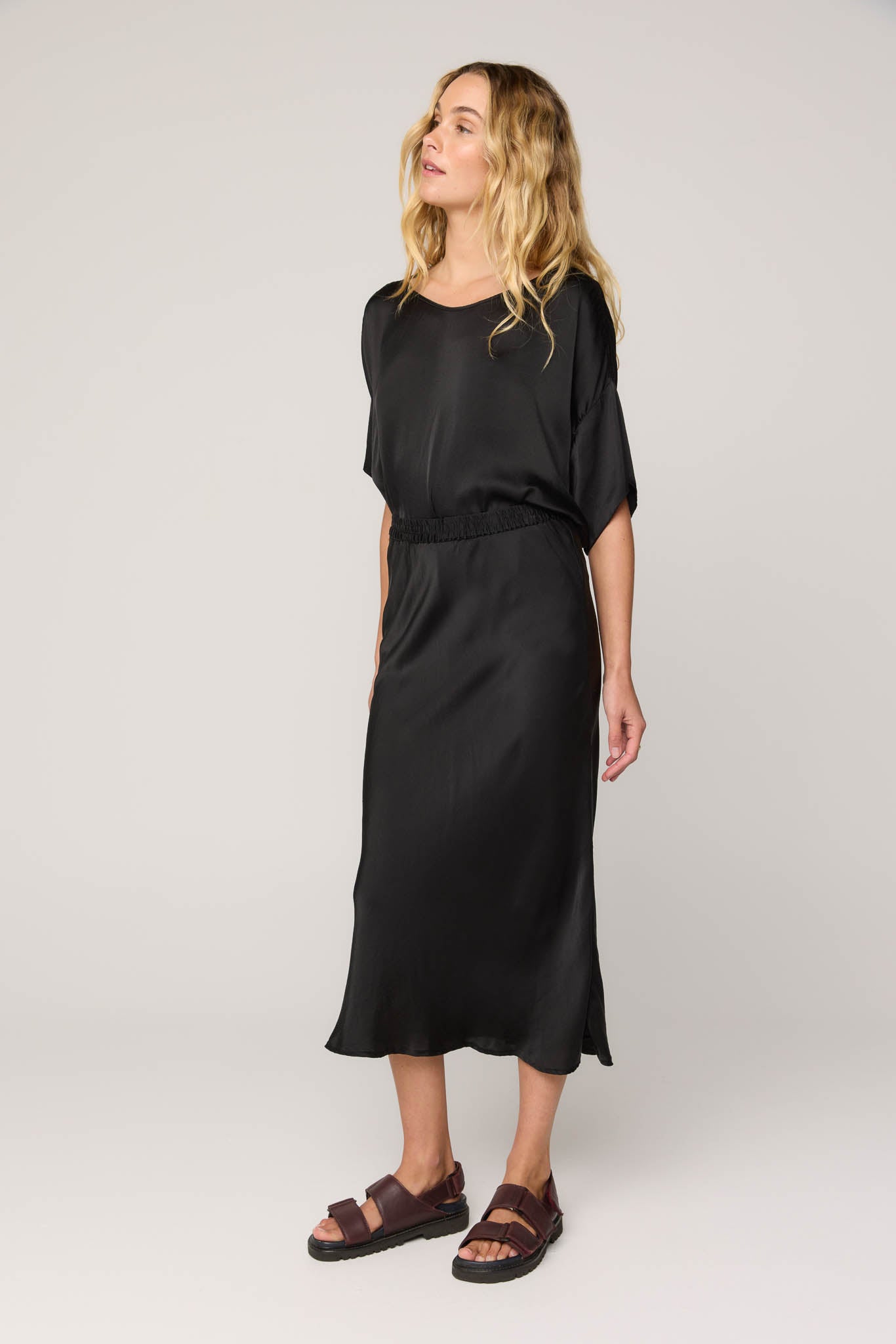 BIAS SKIRT - NOIR