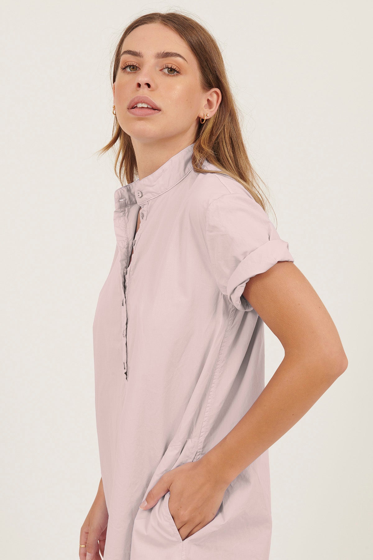 BIBO DRESS - ROSY BROWN