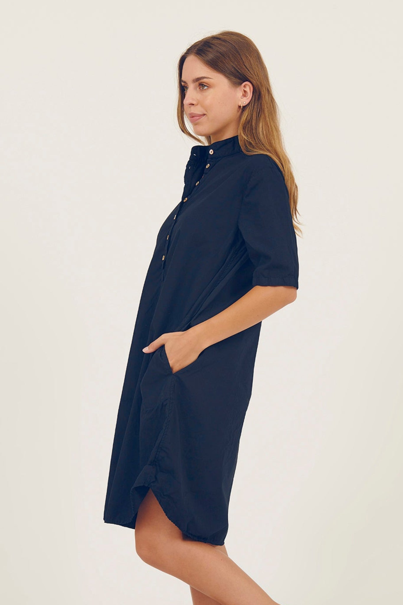 BIBO DRESS - DARK NAVY