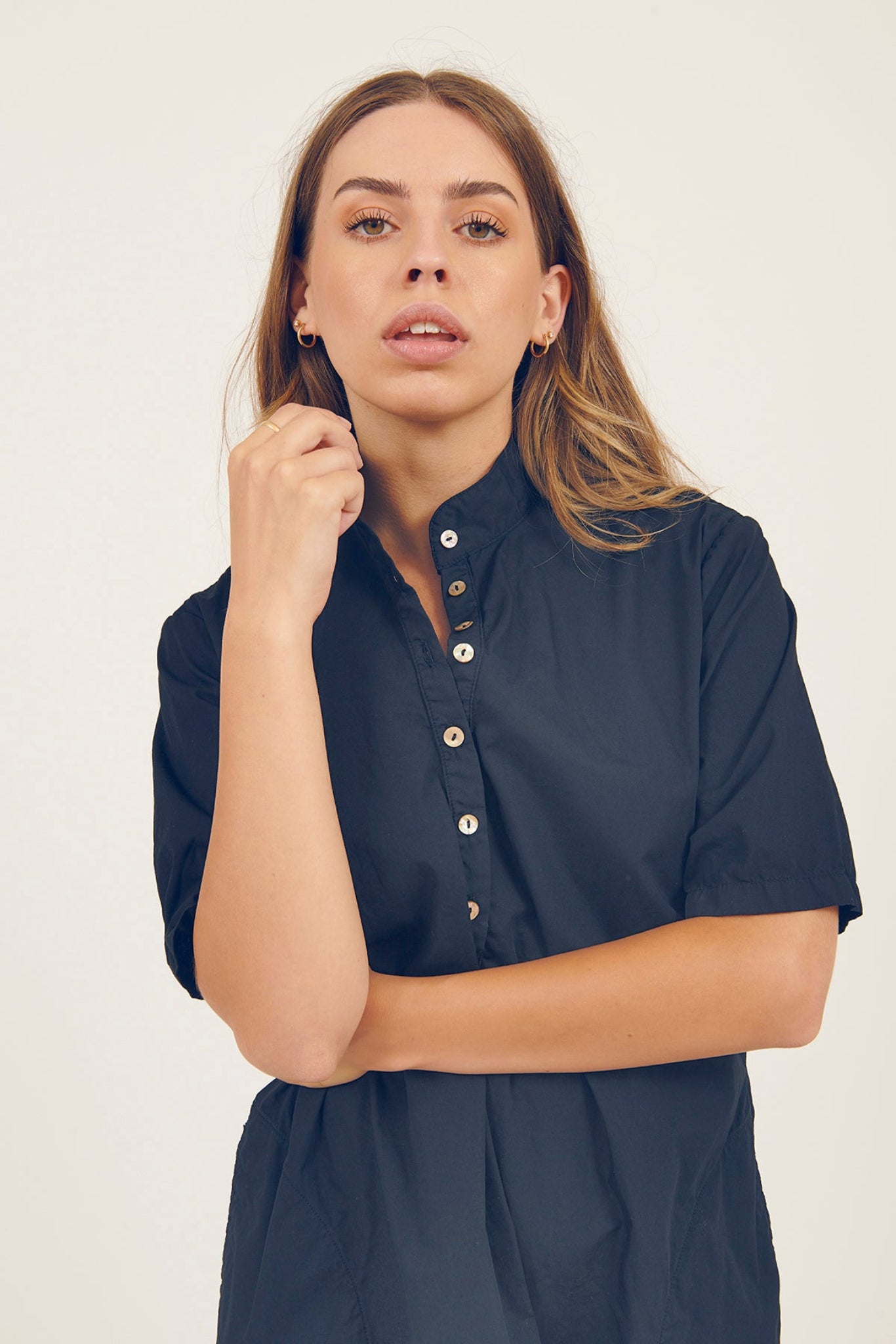 BIBO DRESS - DARK NAVY