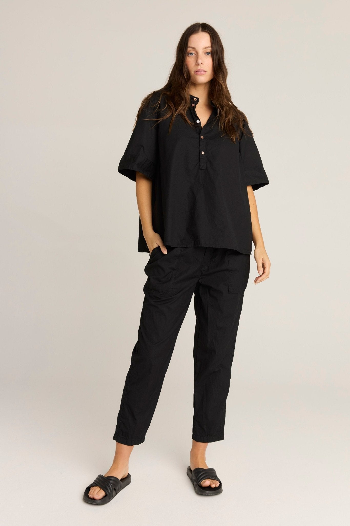 BIBO PANT - NOIR (PRE - ORDER) - Primness