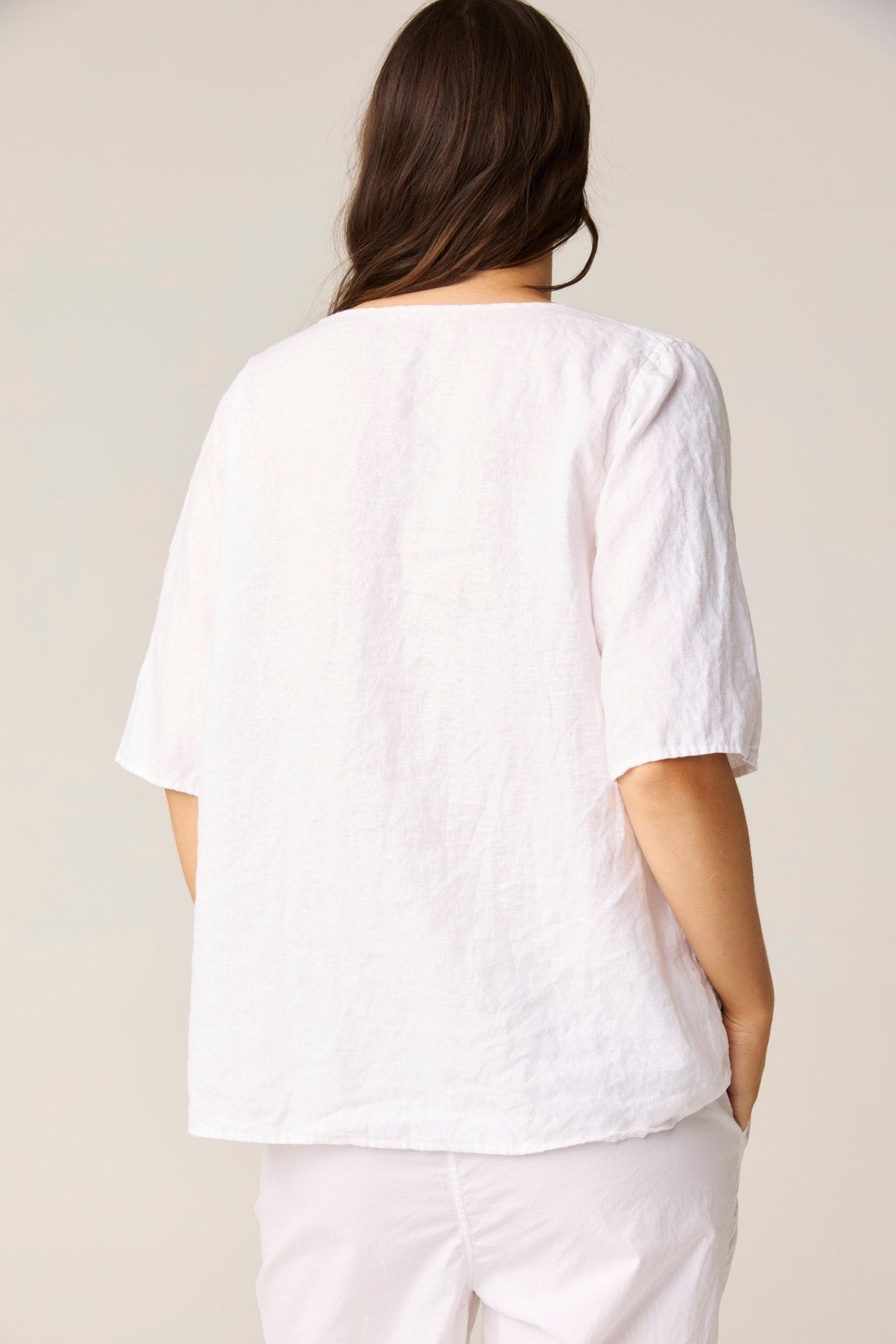 PLAZA TOP - BLANC (PRE - ORDER) - Primness