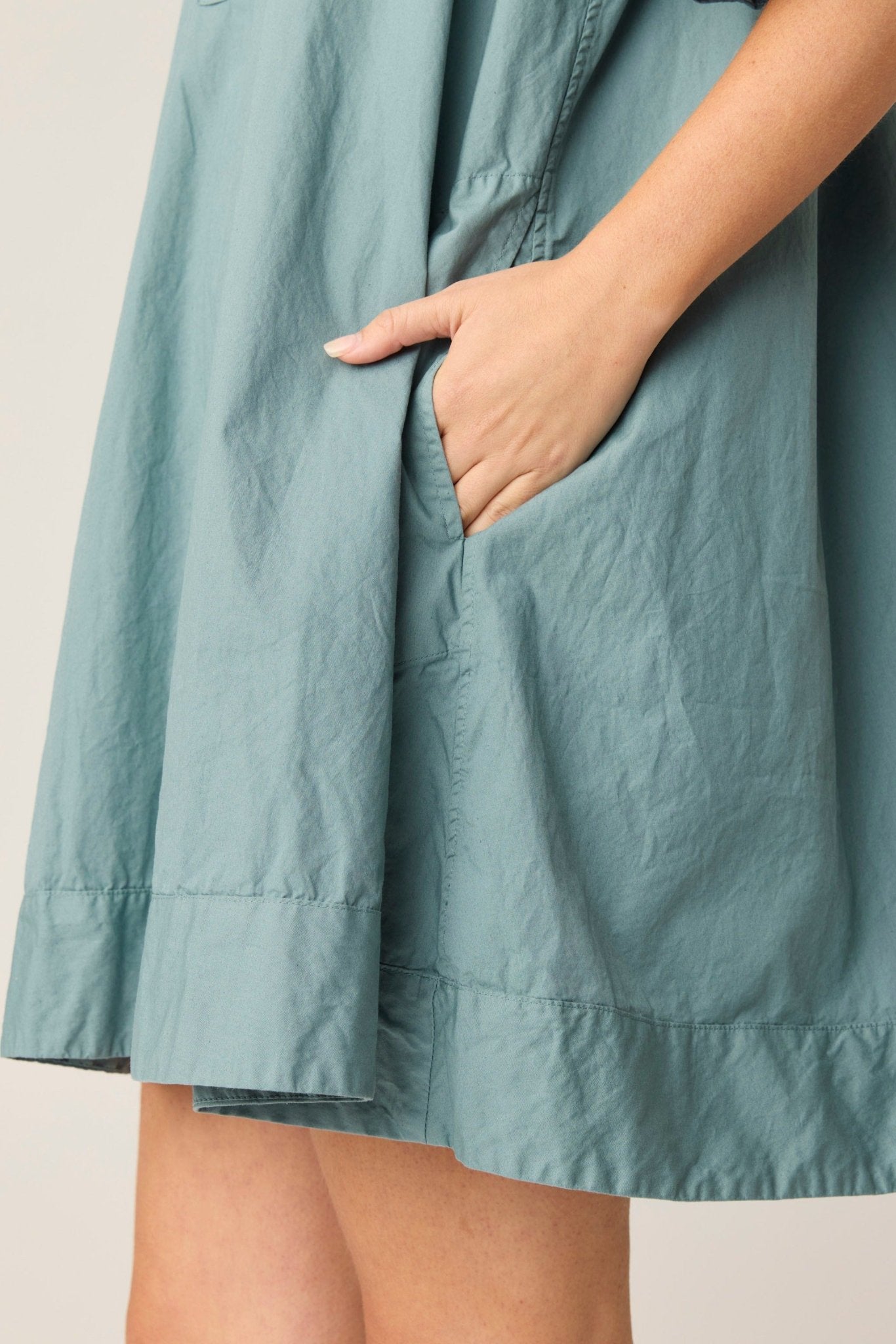 SHORE SHIRT DRESS - LAGOON (PRE - ORDER) - Primness