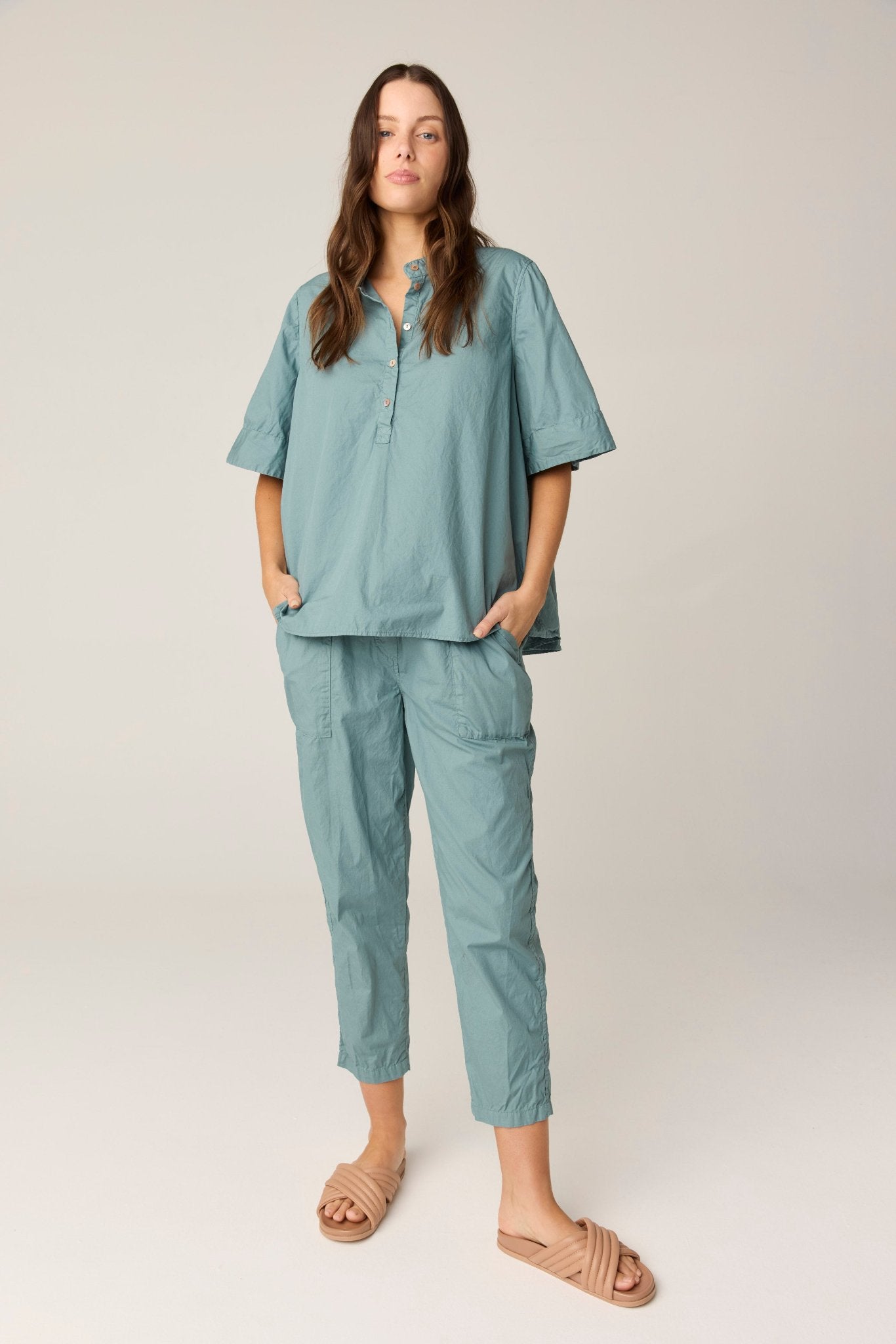 SHORE SHIRT - LAGOON (PRE - ORDER) - Primness