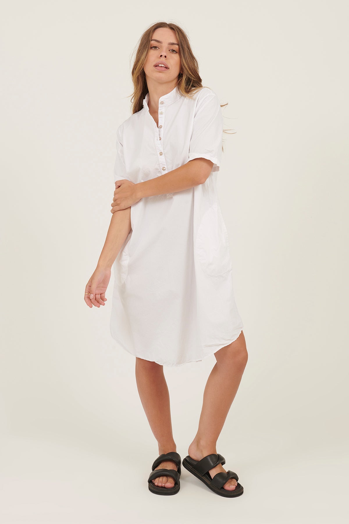 BIBO DRESS - BLANC - Primness