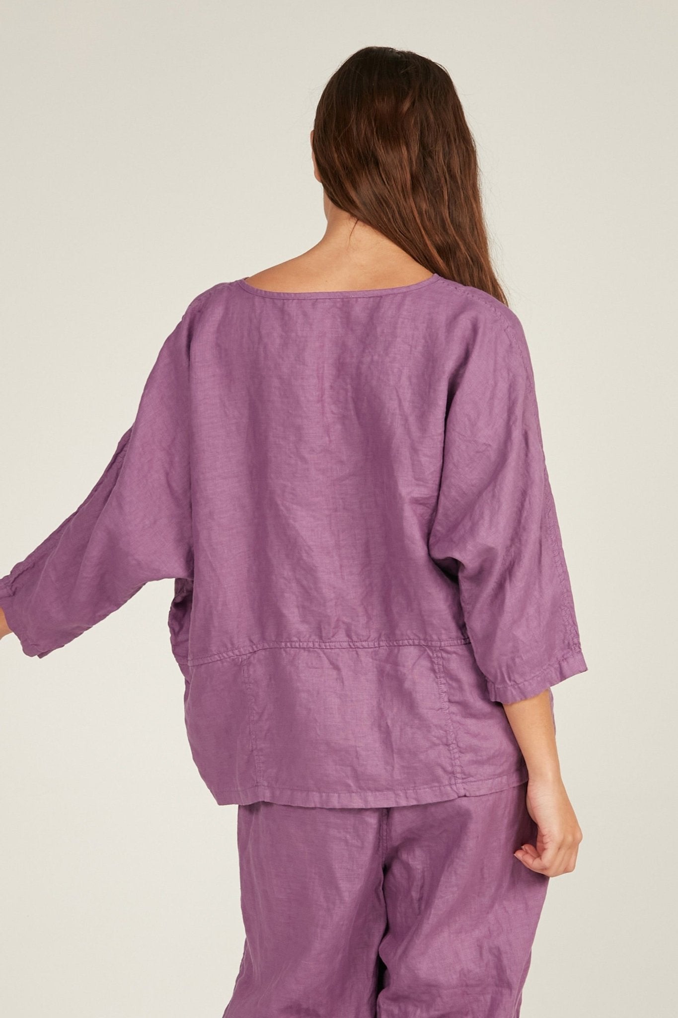 CHICHI TOP - EGGPLANT - Primness