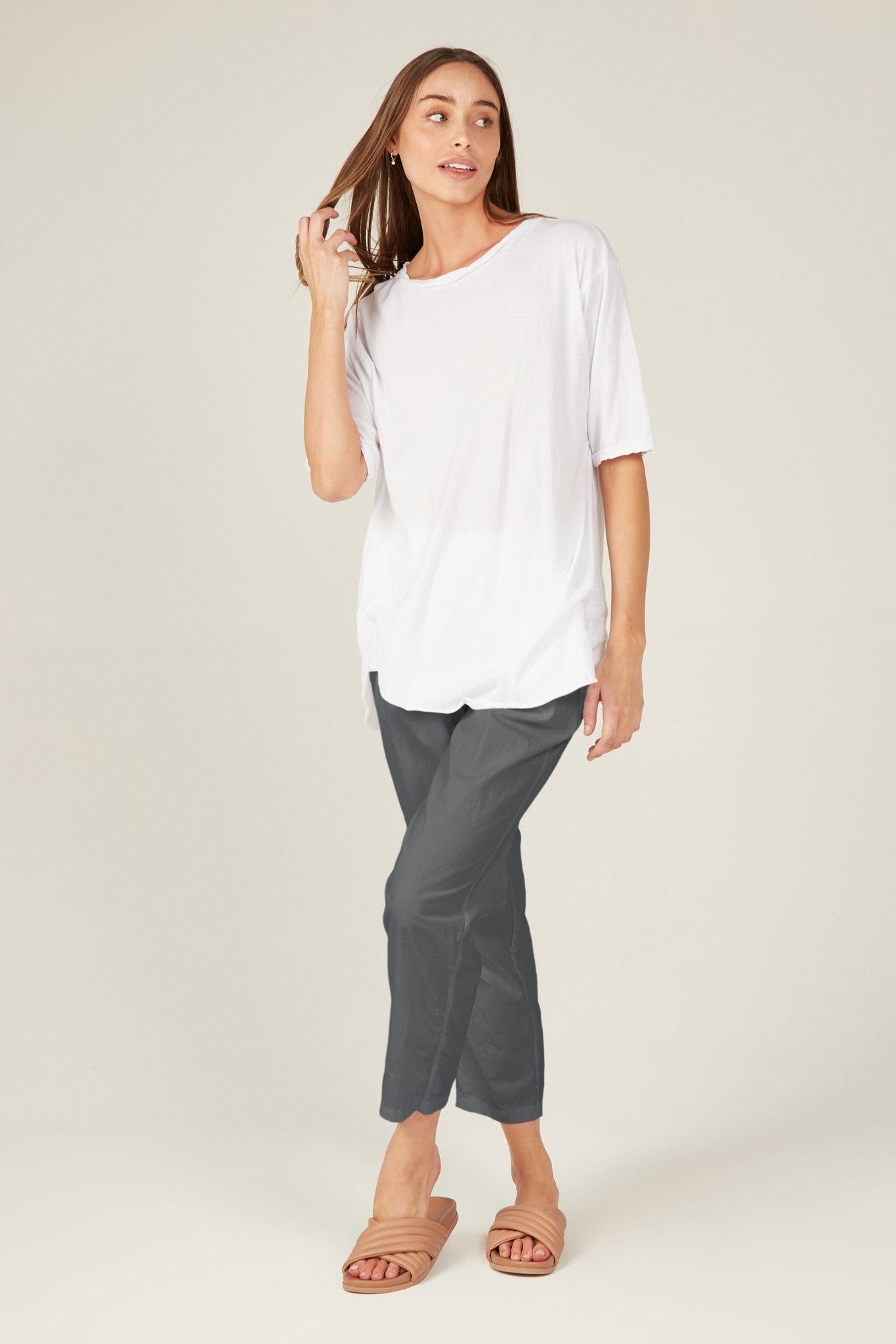 DENNI PANT - CHARCOAL - Primness
