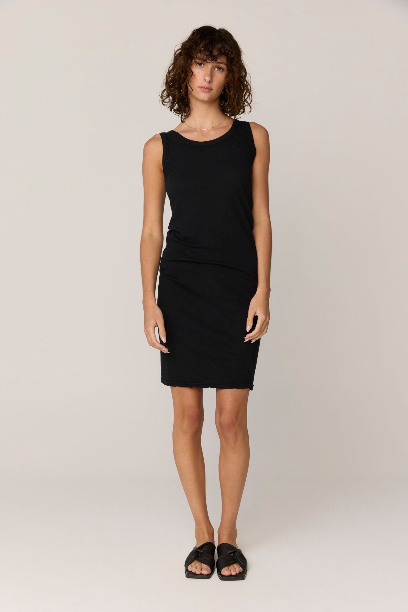 COASTY TANK DRESS - NOIR