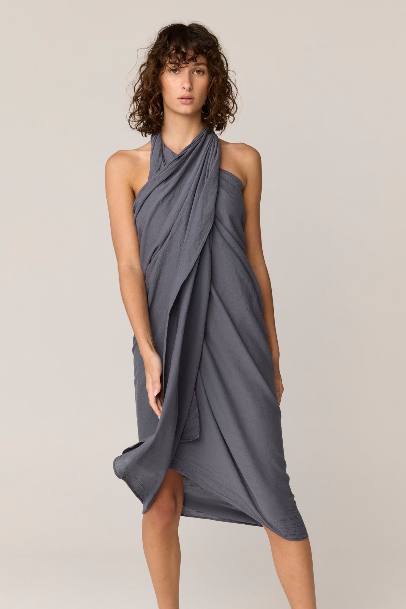 CRINKLE SCARF - FOSSIL