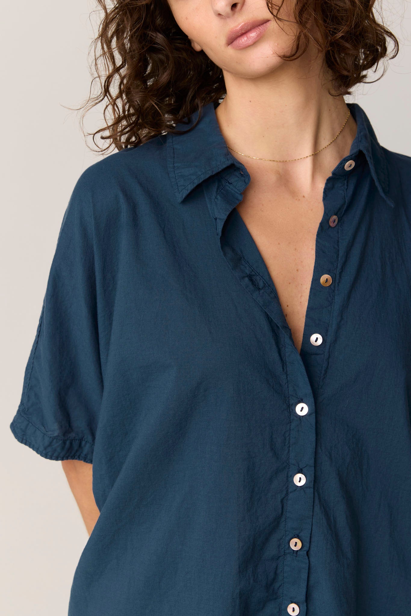 DEVOILE SHIRT - DARK NAVY