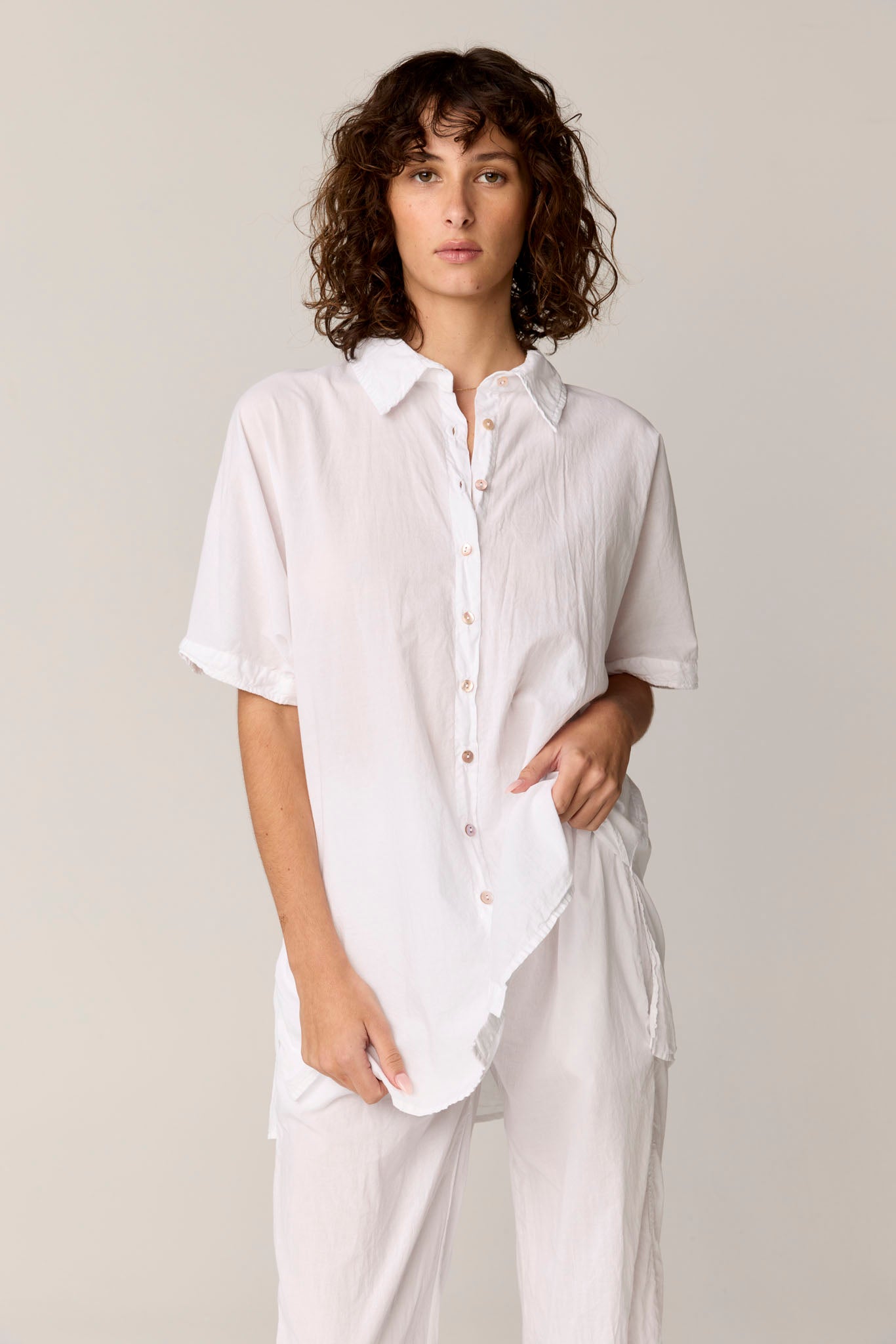 DEVOILE SHIRT - BLANC