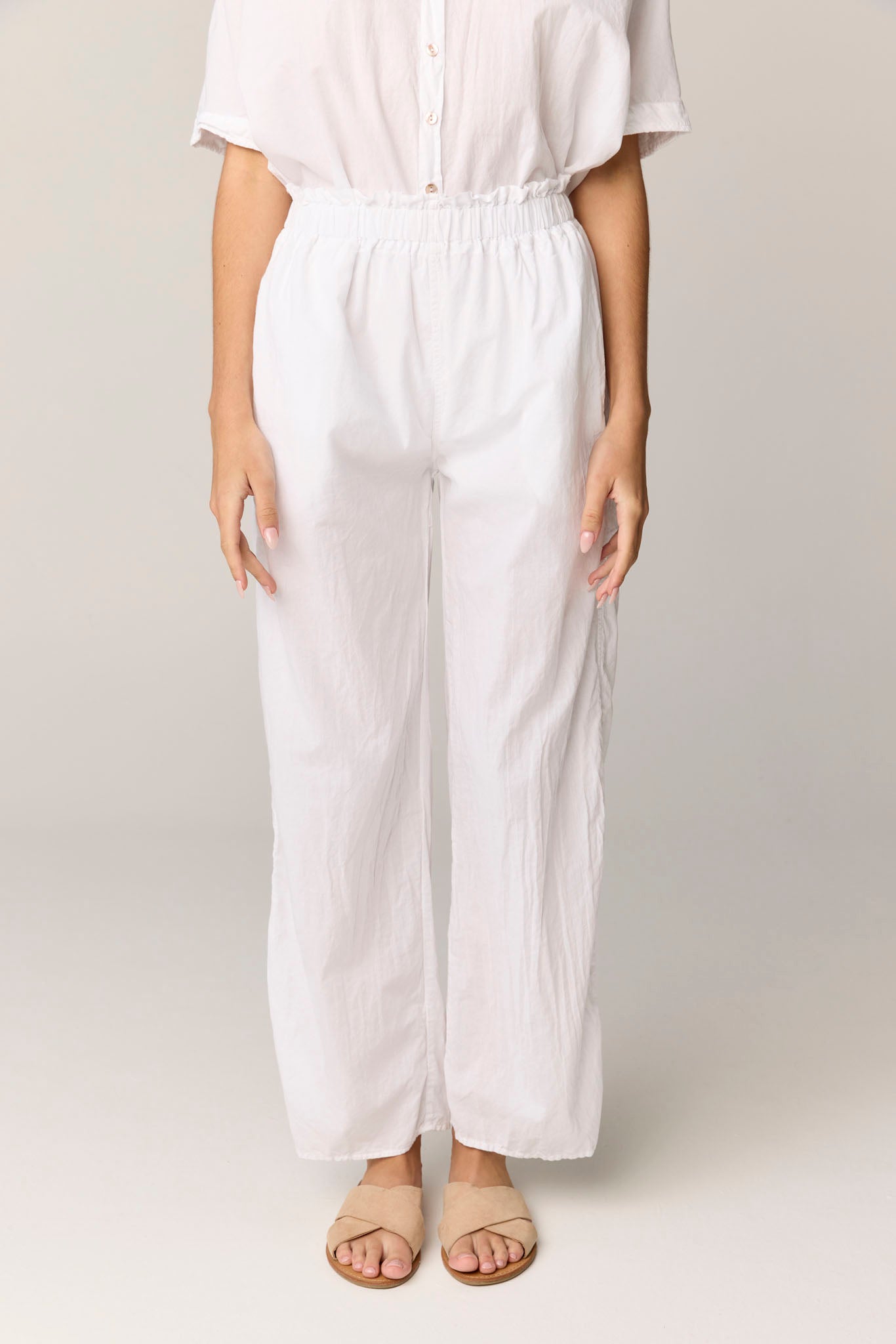 DEVOILE PANT - BLANC