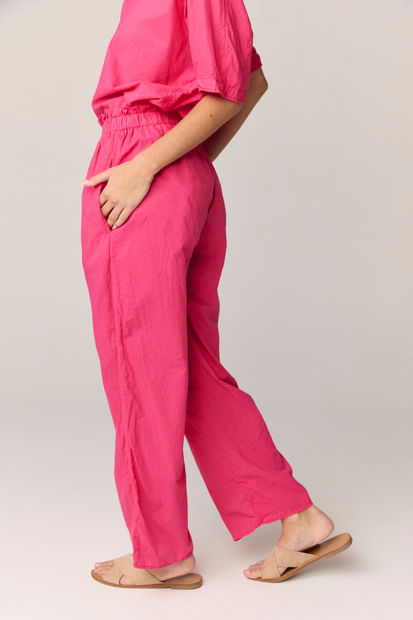 DEVOILE PANT - RASPBERRY