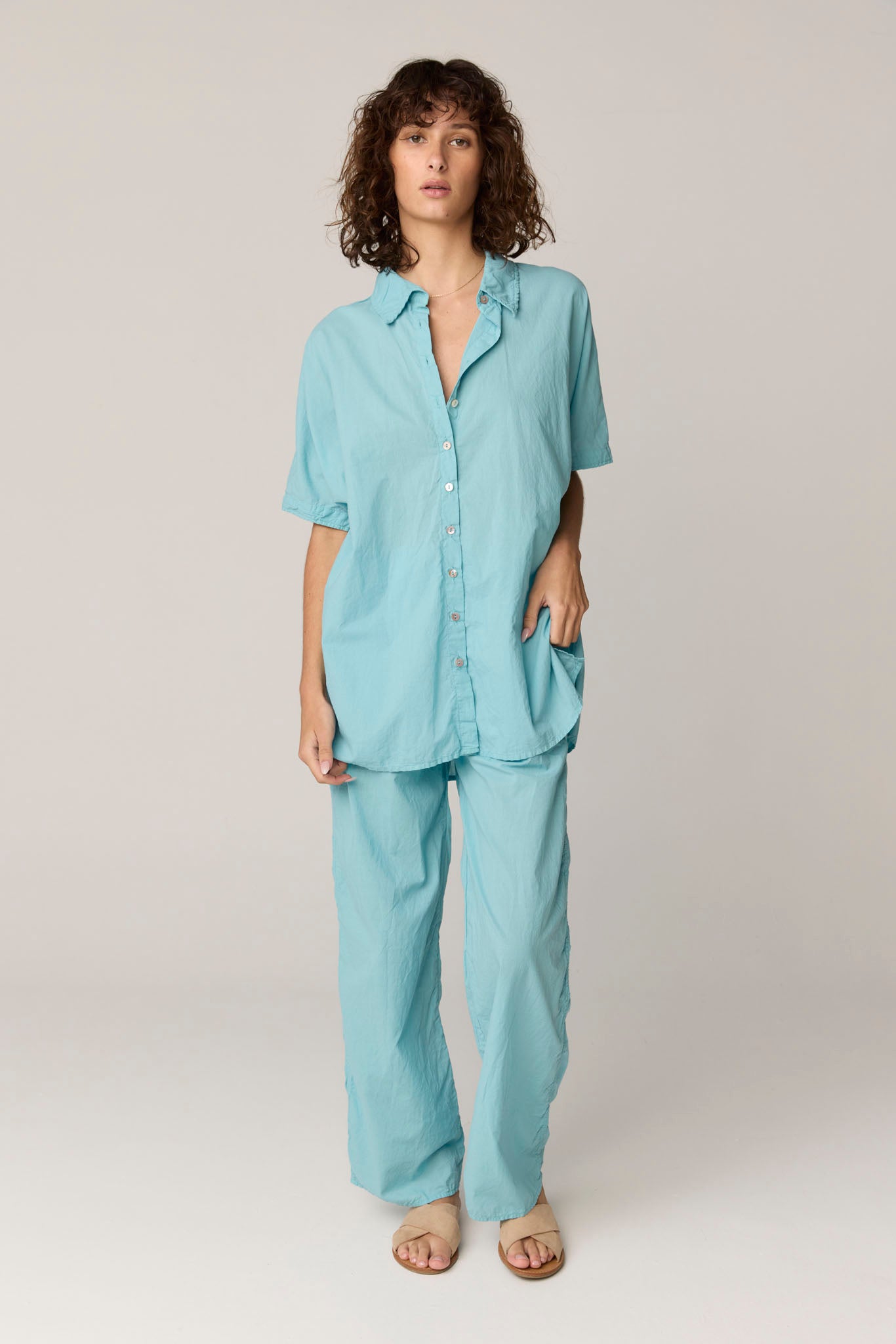 DEVOILE SHIRT - SEA FOAM