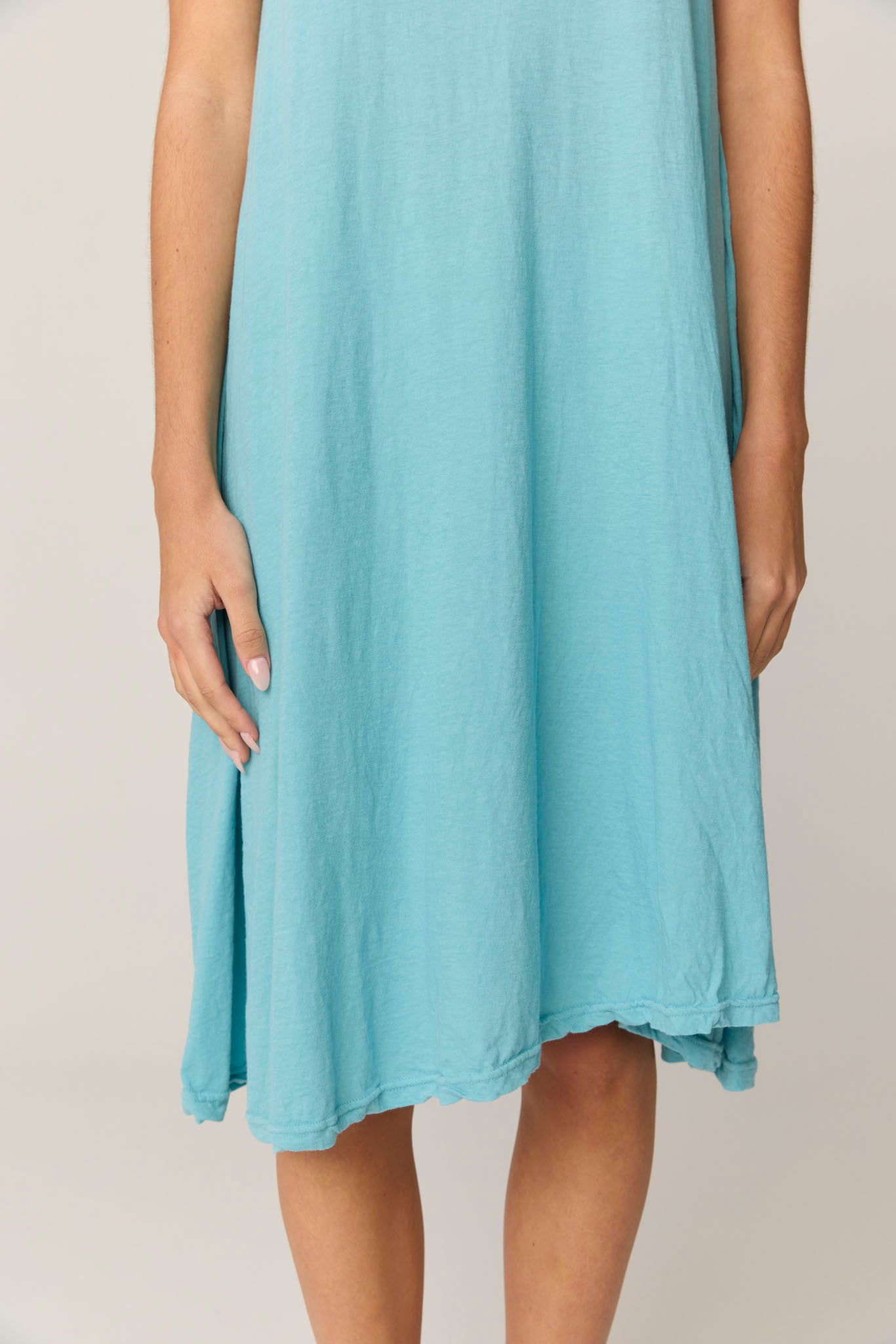 VERY TANK DRESS - SEA FOAM