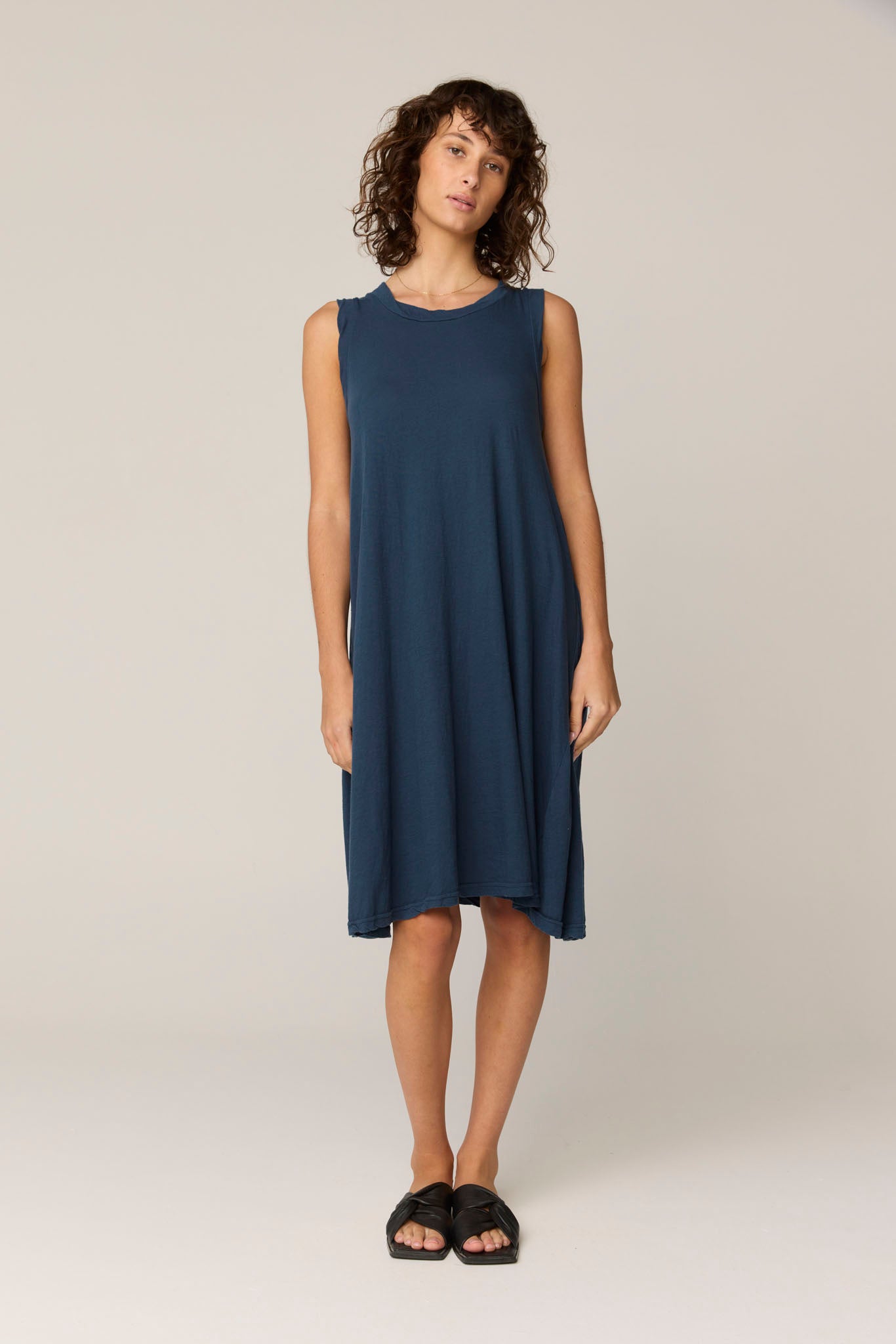 VERY TANK DRESS - DARK NAVY