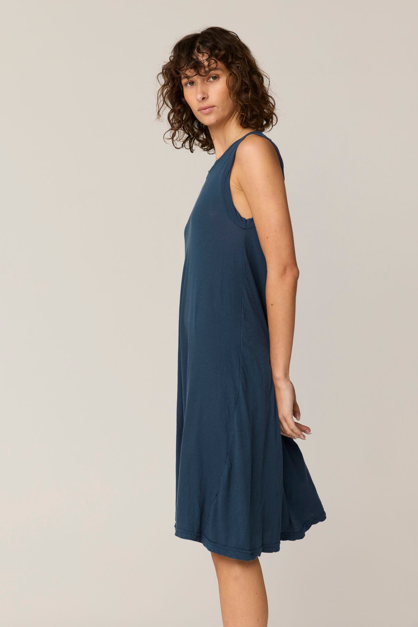 VERY TANK DRESS - DARK NAVY
