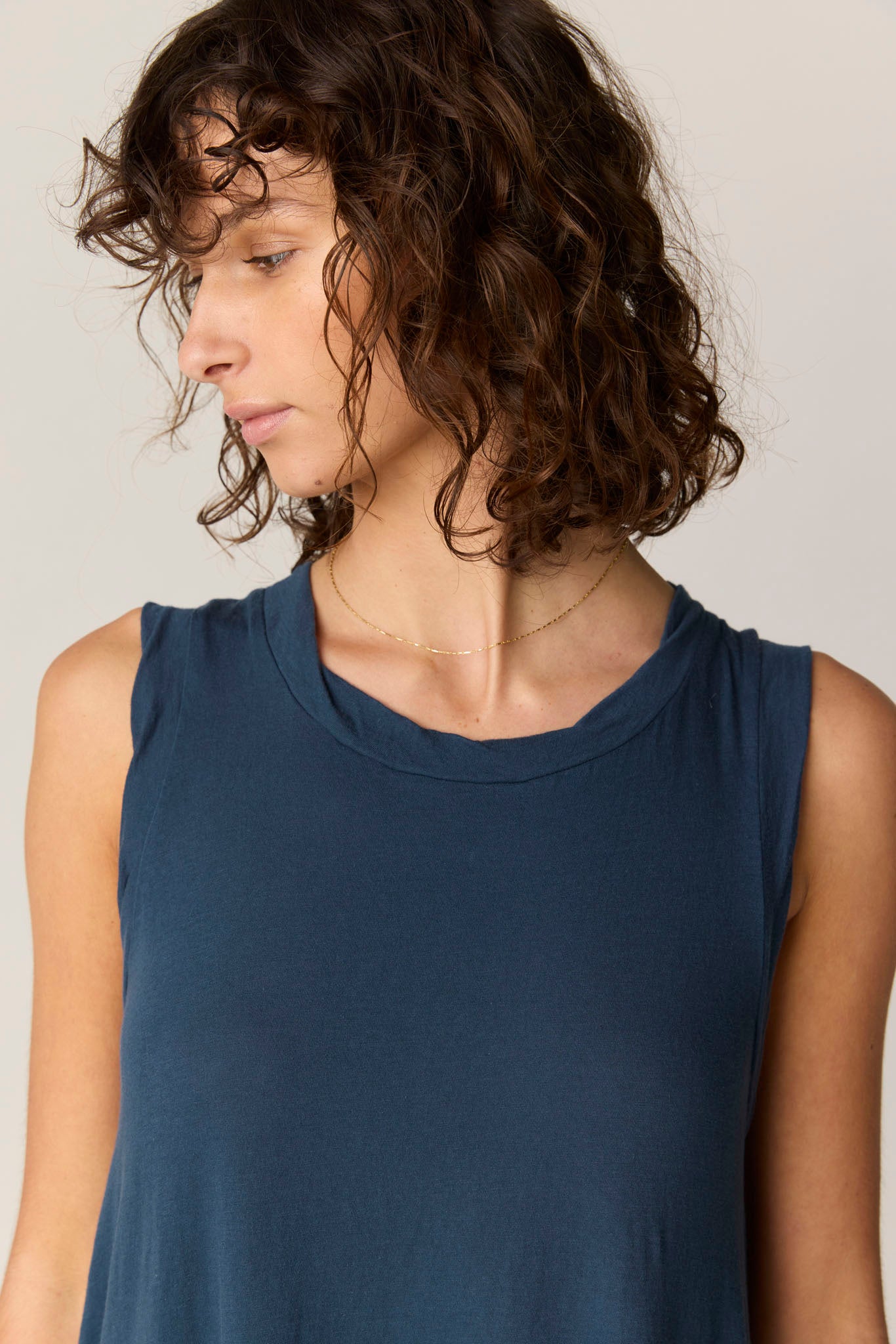 VERY TANK DRESS - DARK NAVY