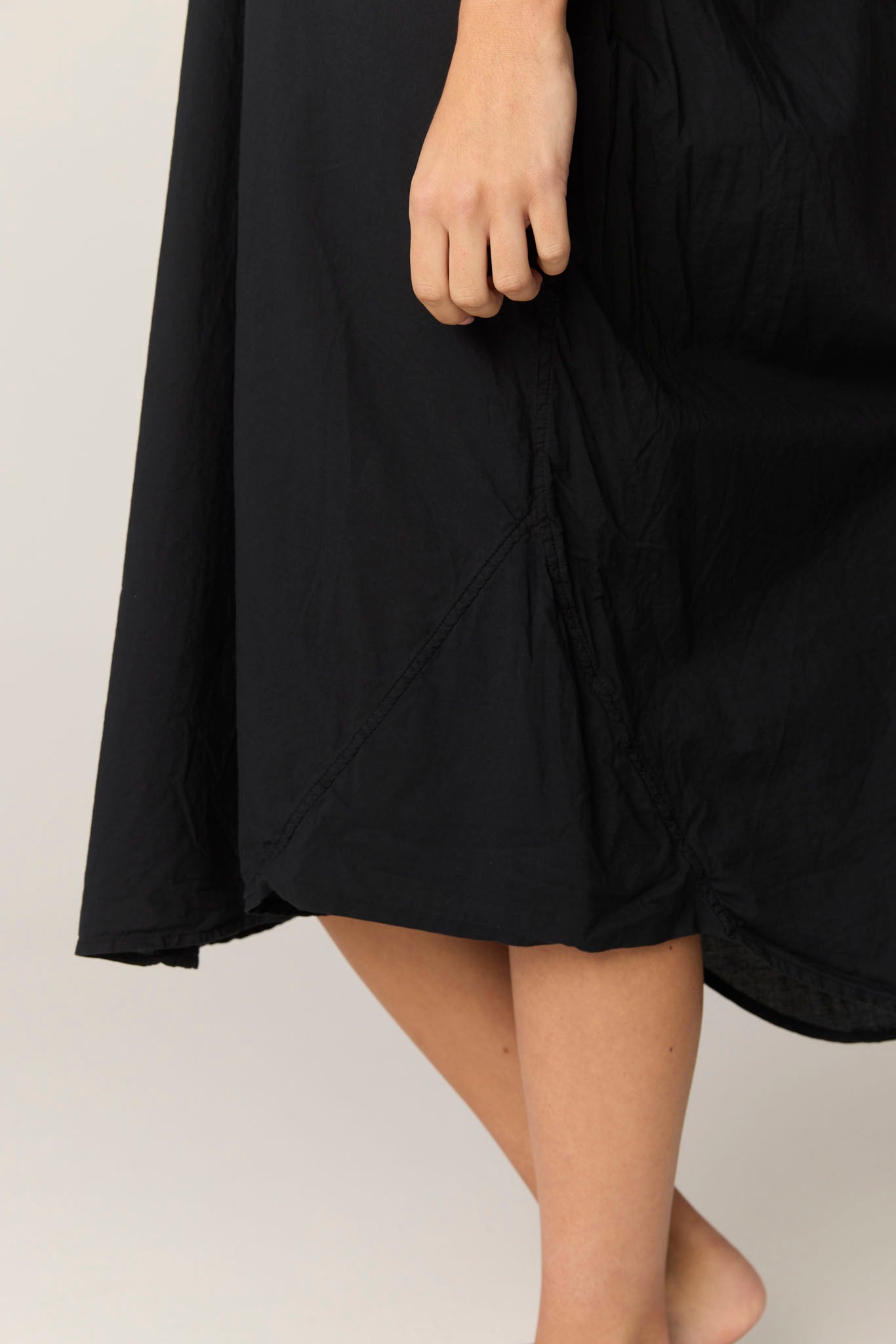 LALA SHIRT DRESS - NOIR