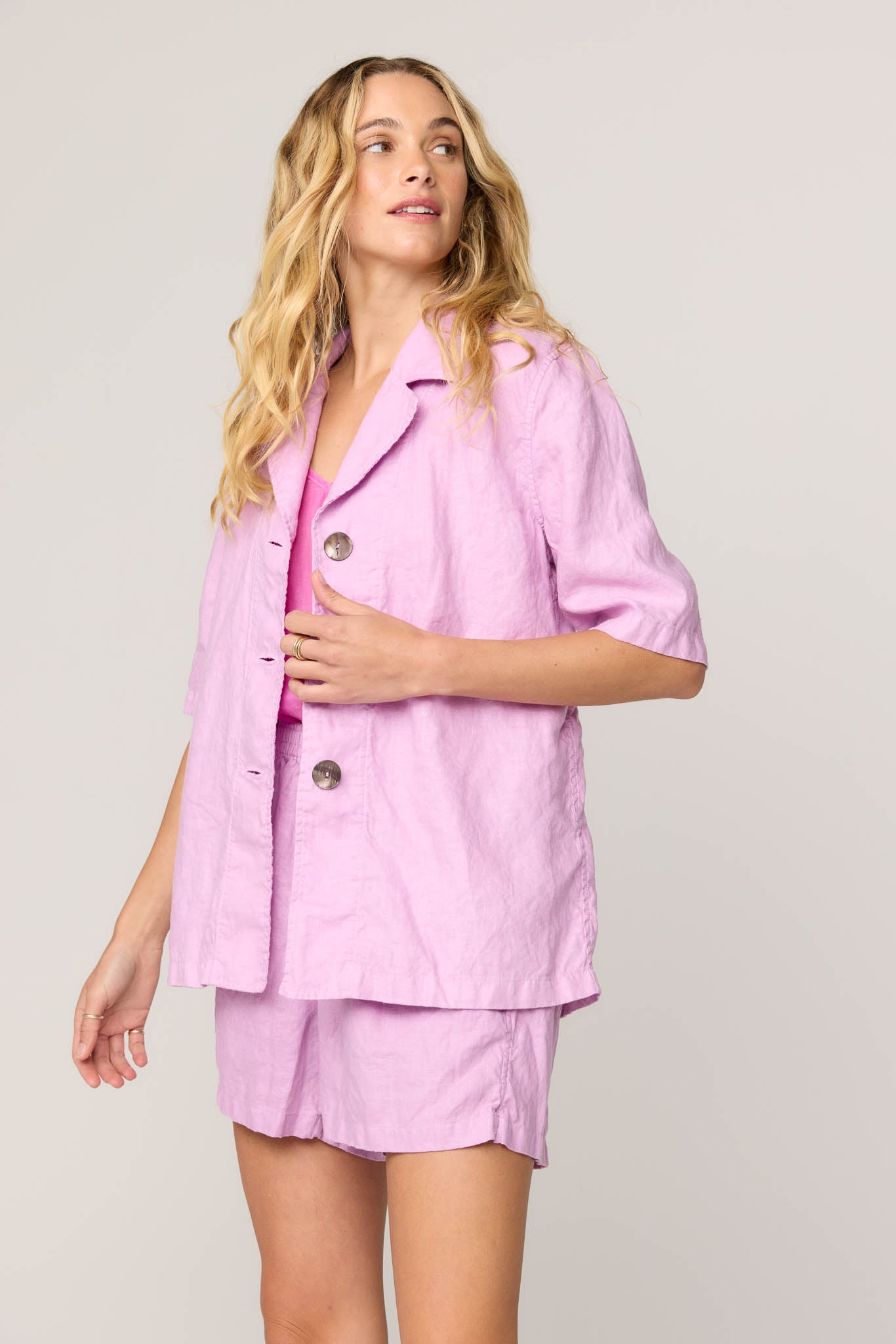 LAKESIDE BLAZER - PASTEL PINK