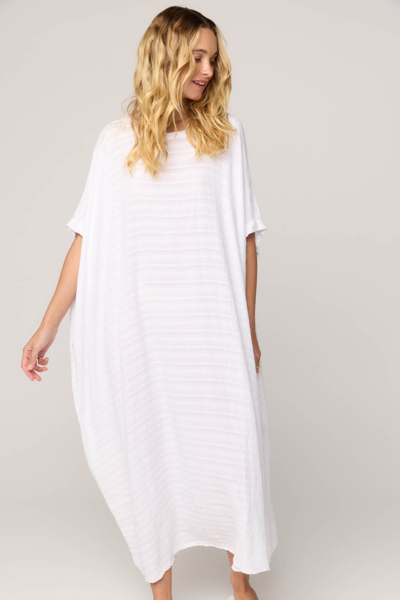 GAUZZY DRESS - BLANC