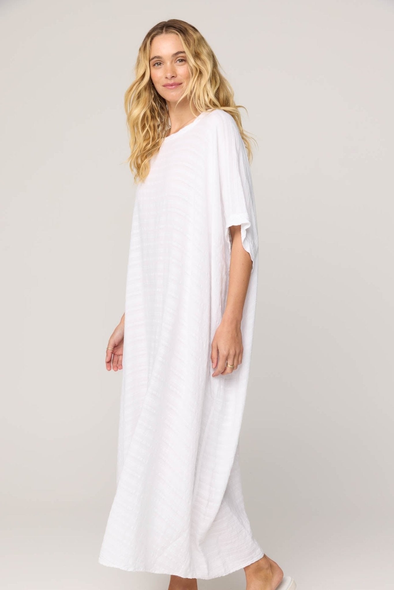 GAUZZY DRESS - BLANC