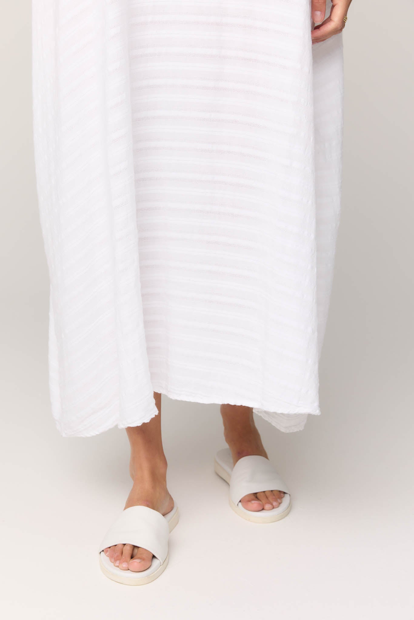 GAUZZY DRESS - BLANC