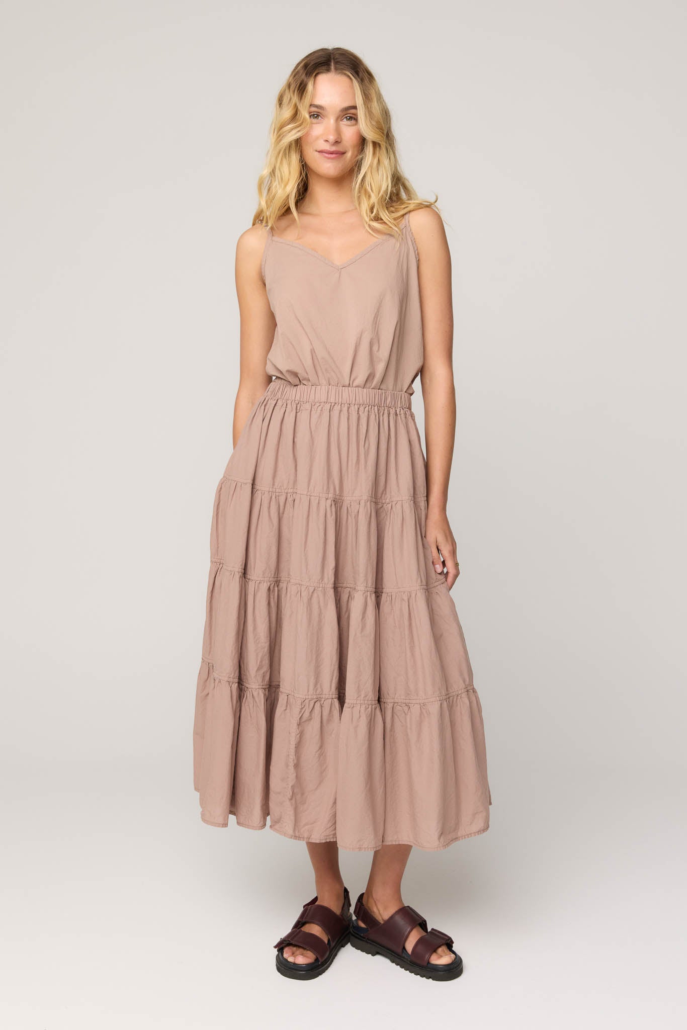 MOONSTAR SKIRT - TAUPE