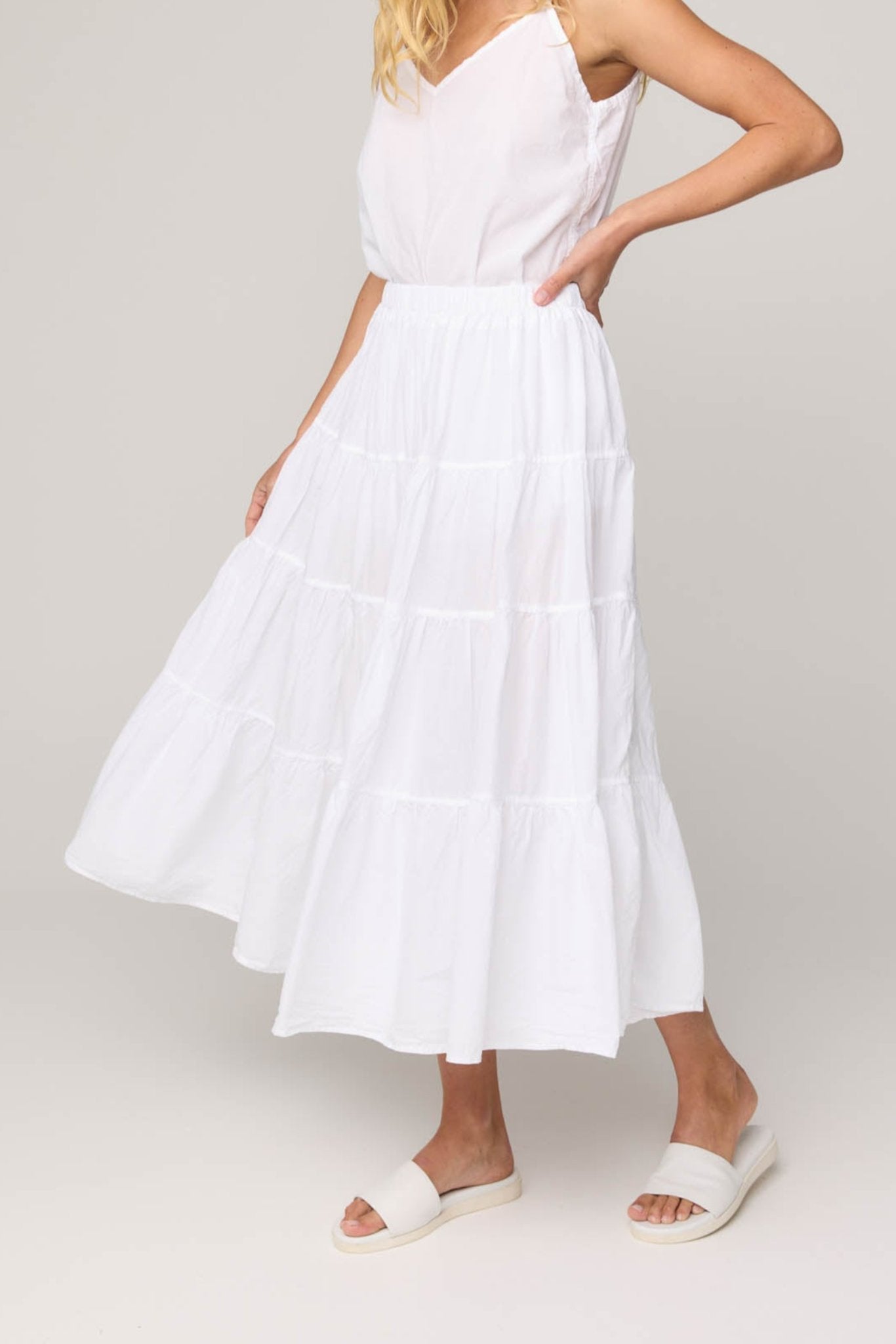 MOONSTAR SKIRT - BLANC