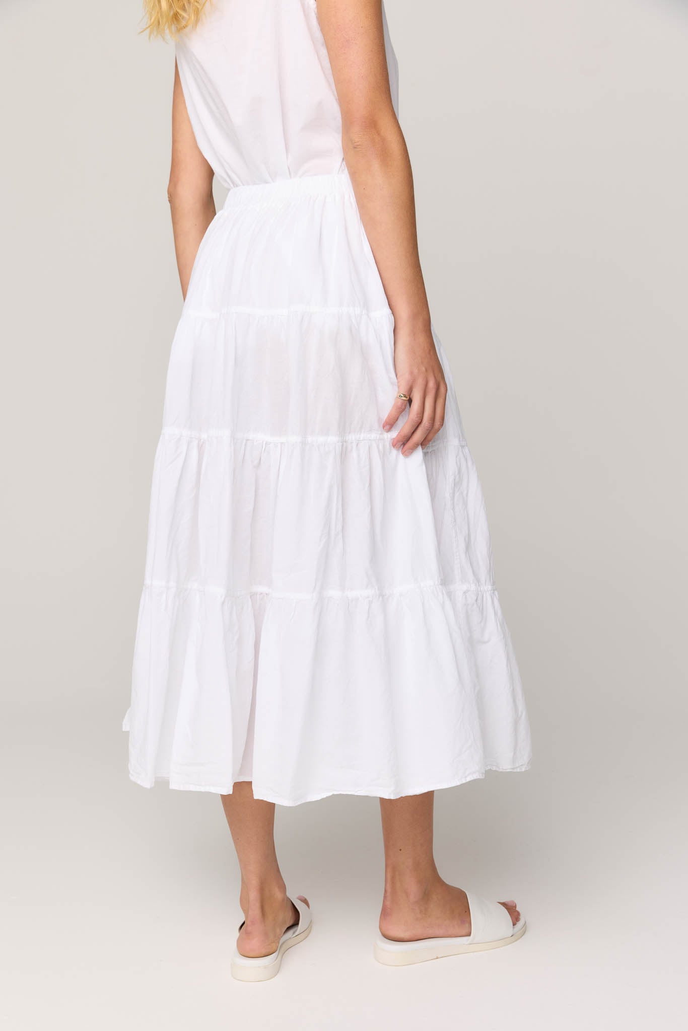 MOONSTAR SKIRT - BLANC