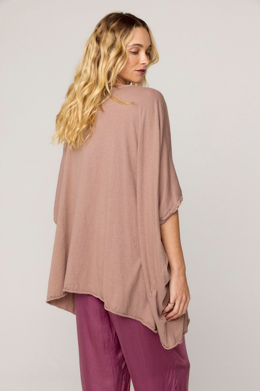 BOX TEE - TAUPE