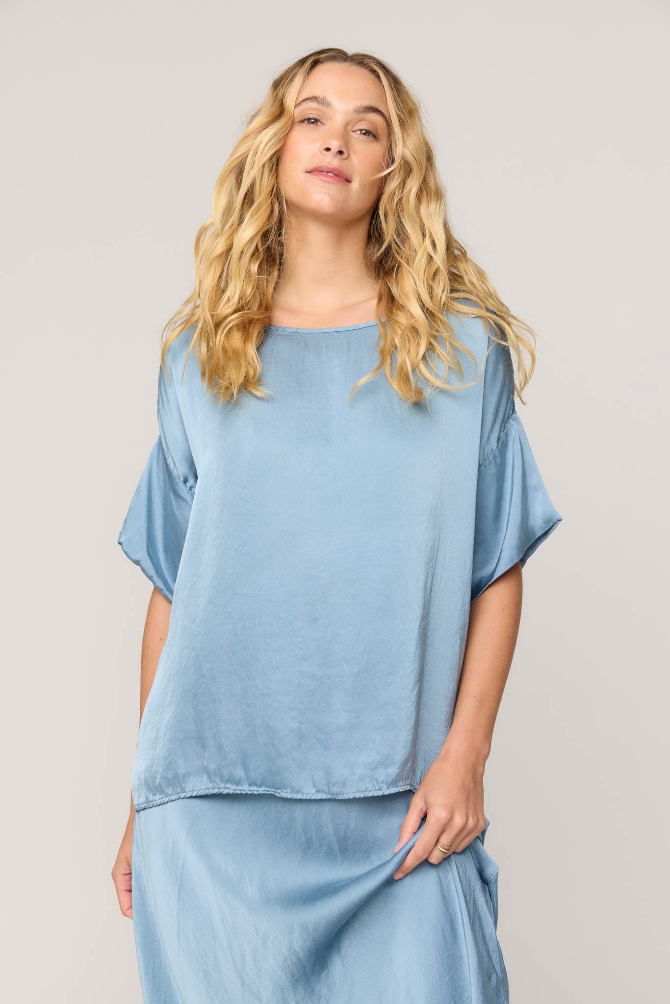 SUNCHASER TOP - SILVER