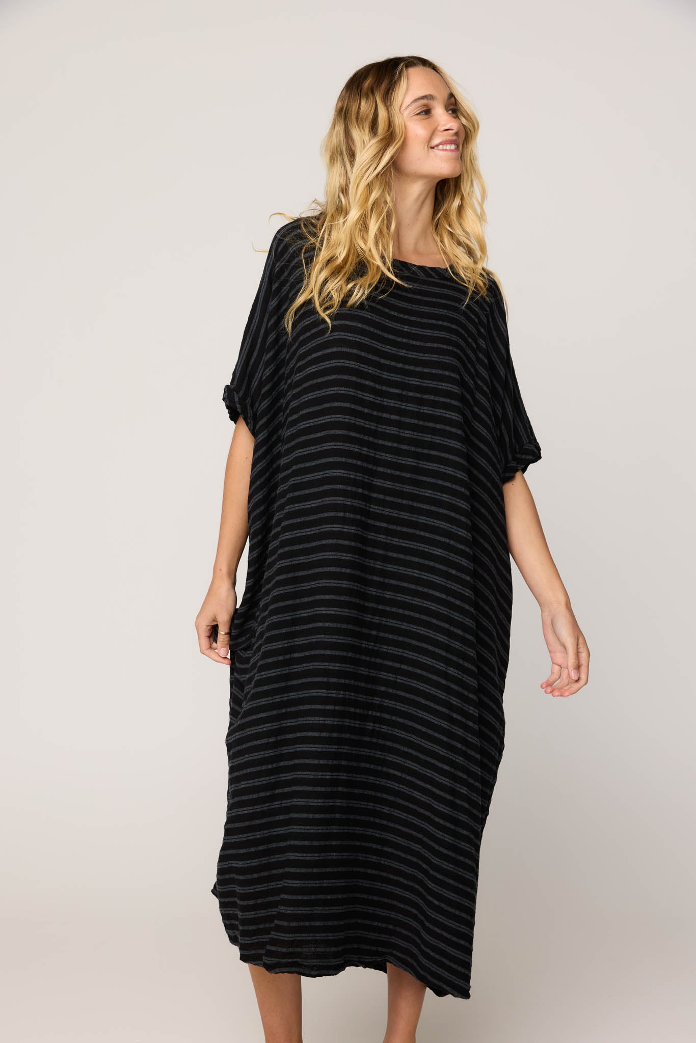 GAUZZY DRESS - NOIR