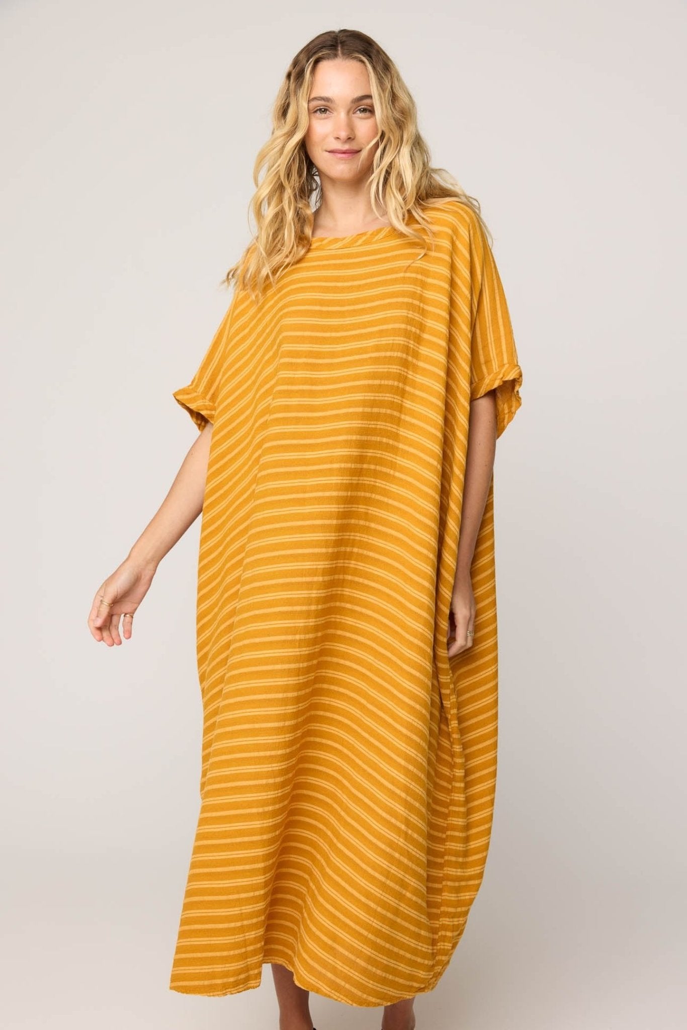 GAUZZY DRESS - HONEY