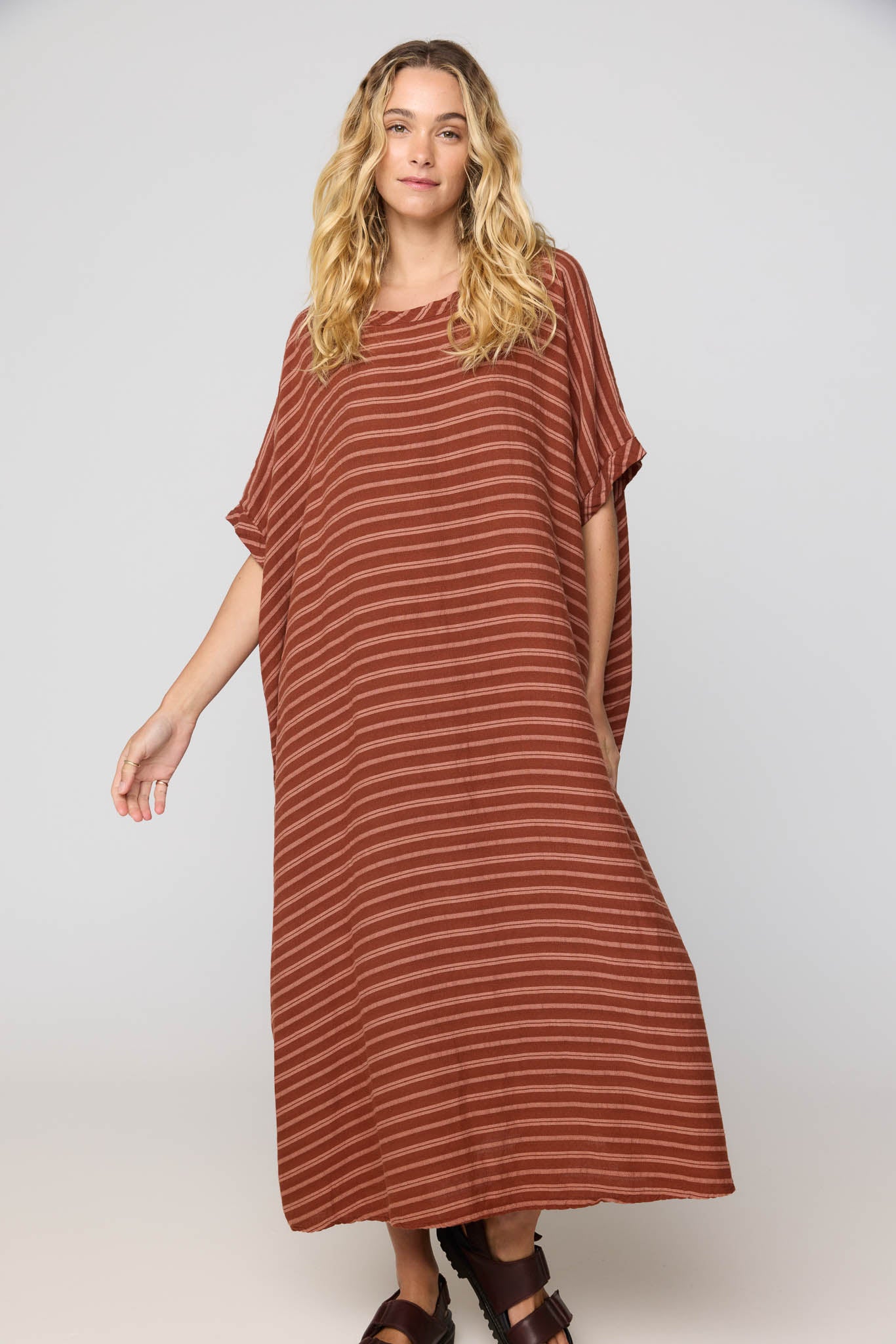 GAUZZY DRESS - COPPER