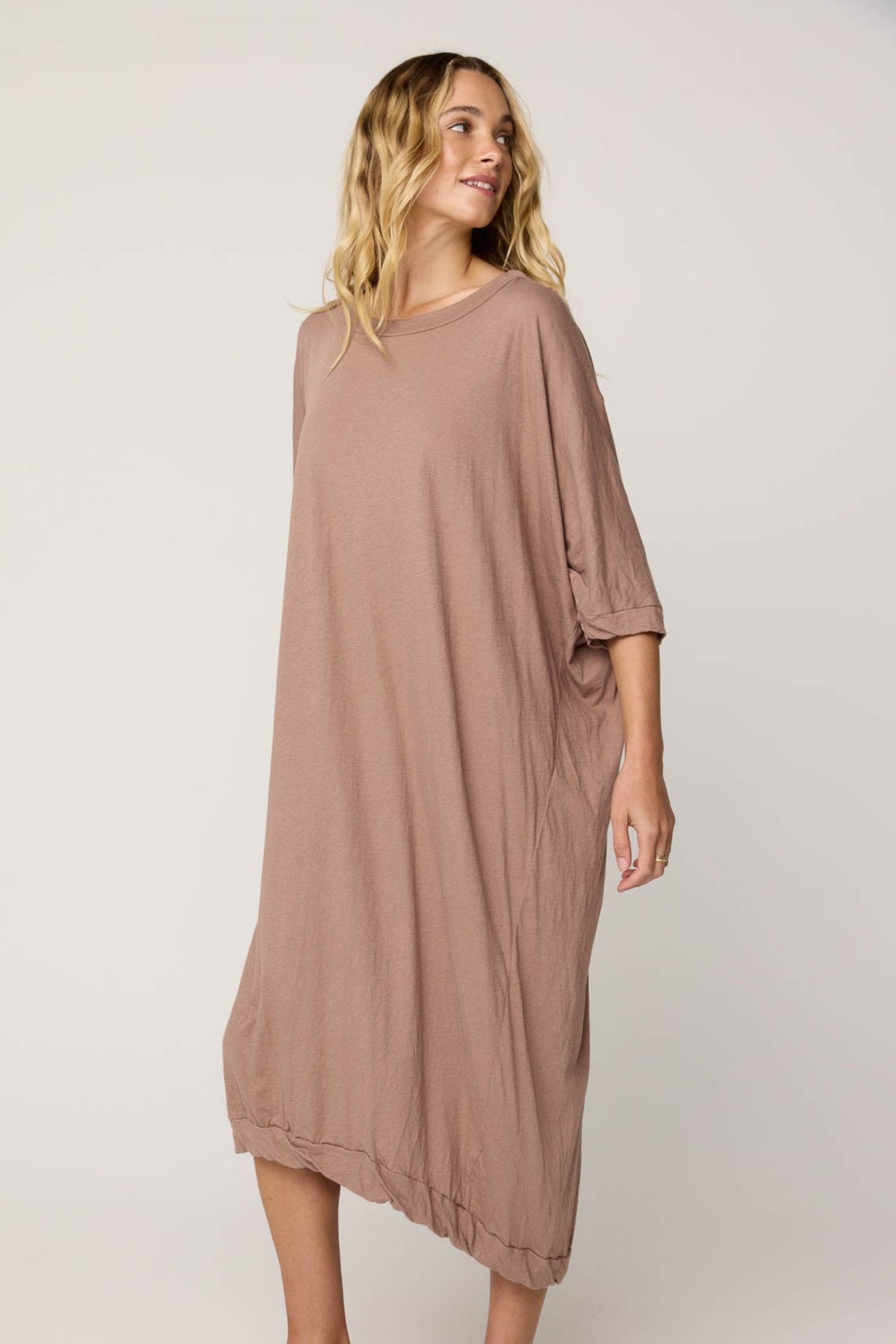 SANDY DRESS - TAUPE