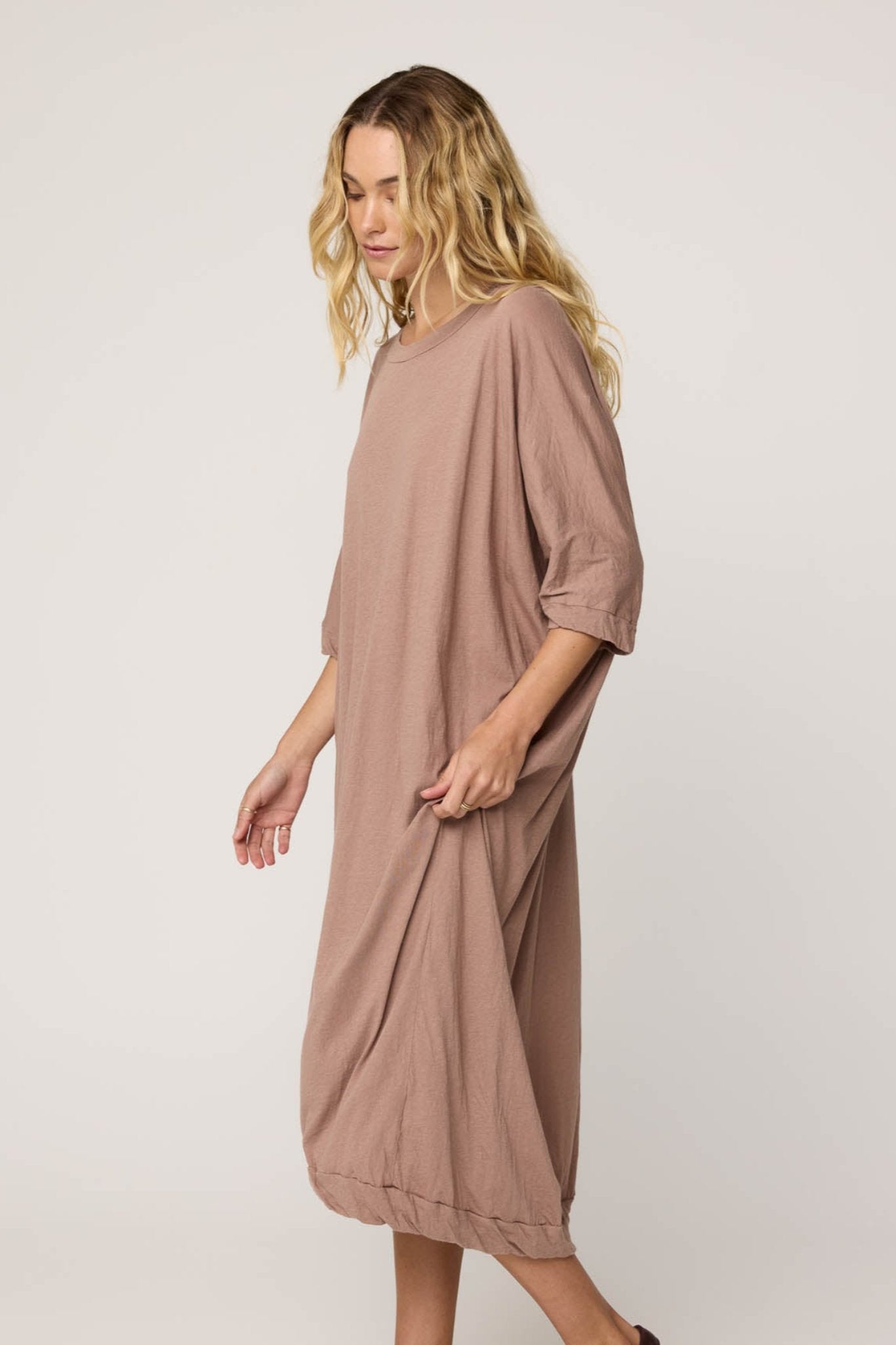 SANDY DRESS - TAUPE