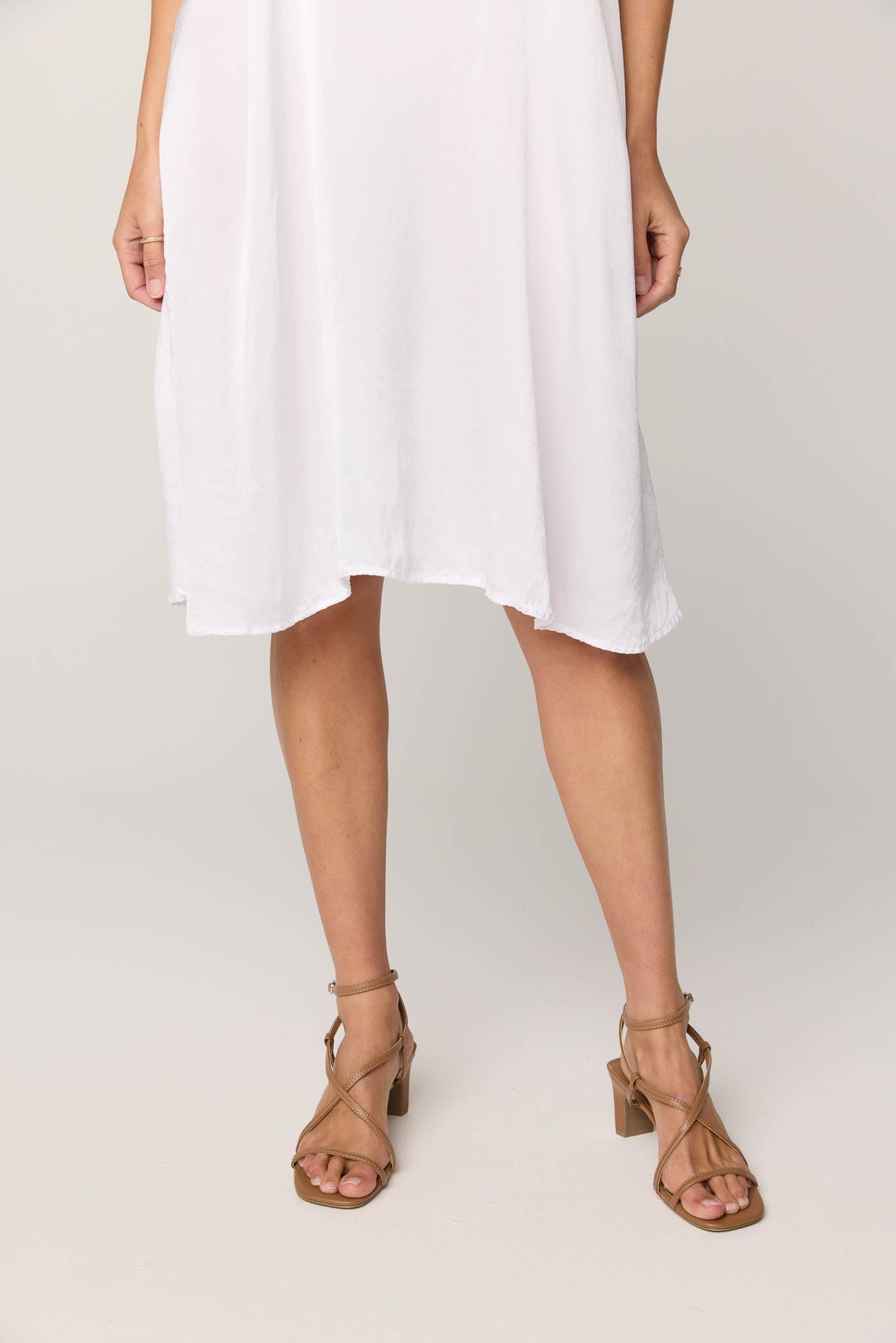 DES TANK DRESS - BLANC