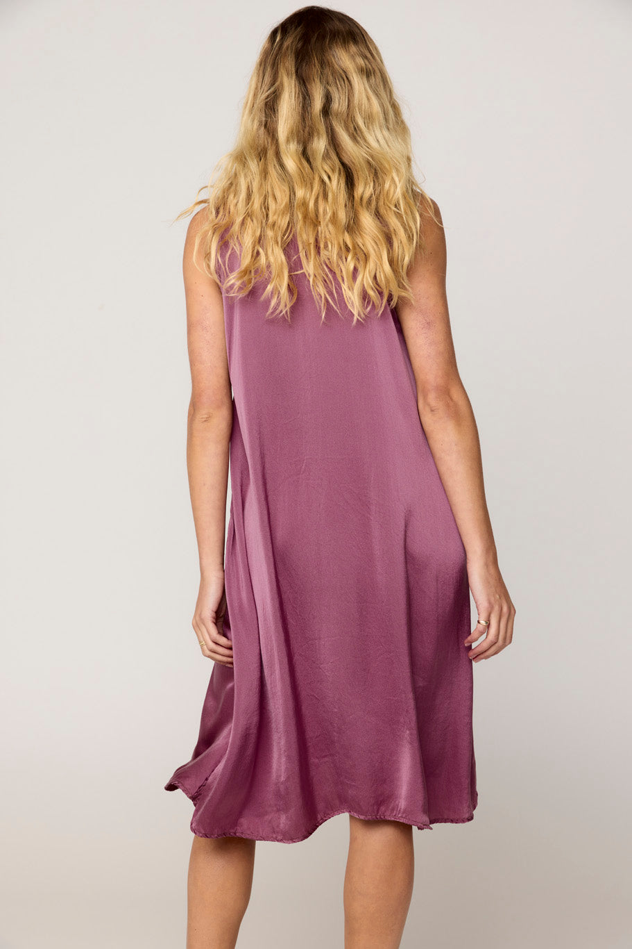 DES TANK DRESS - GRAPE