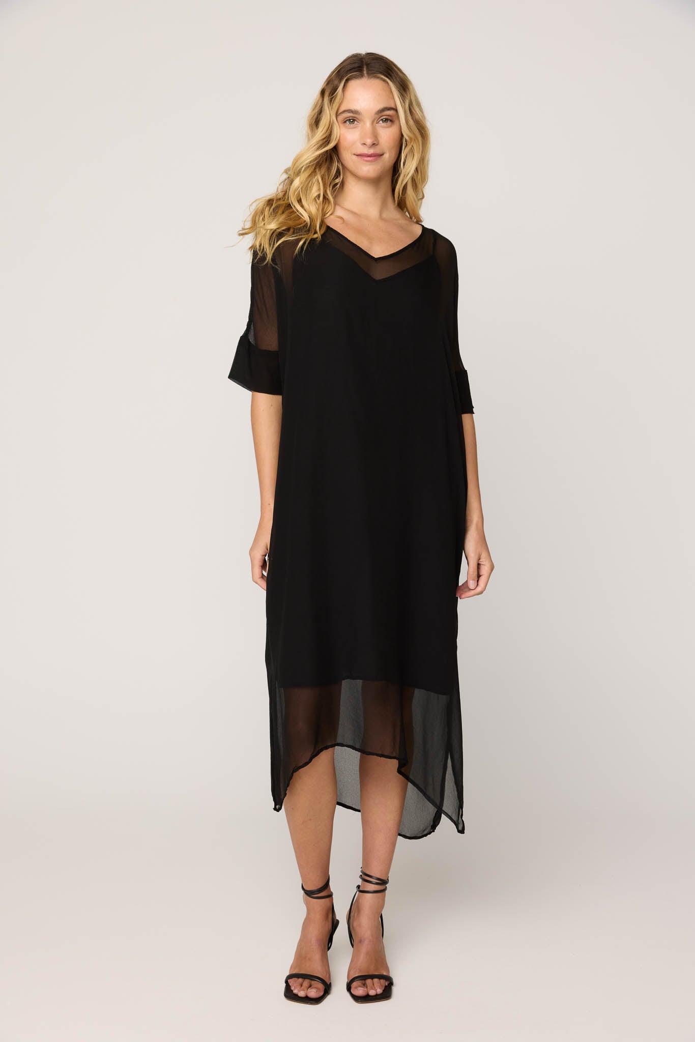 TALLOWS DRESS - NOIR