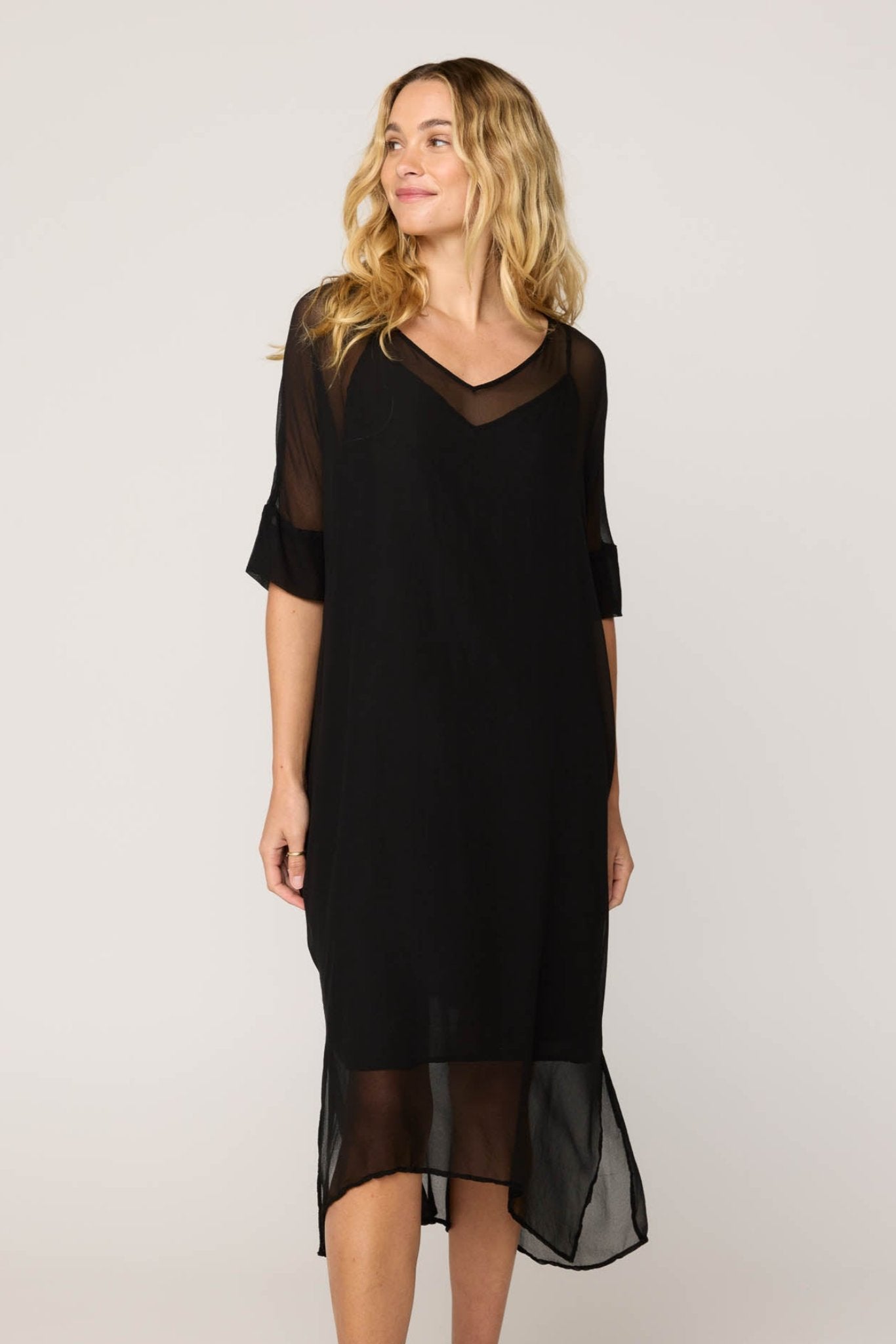 TALLOWS DRESS - NOIR